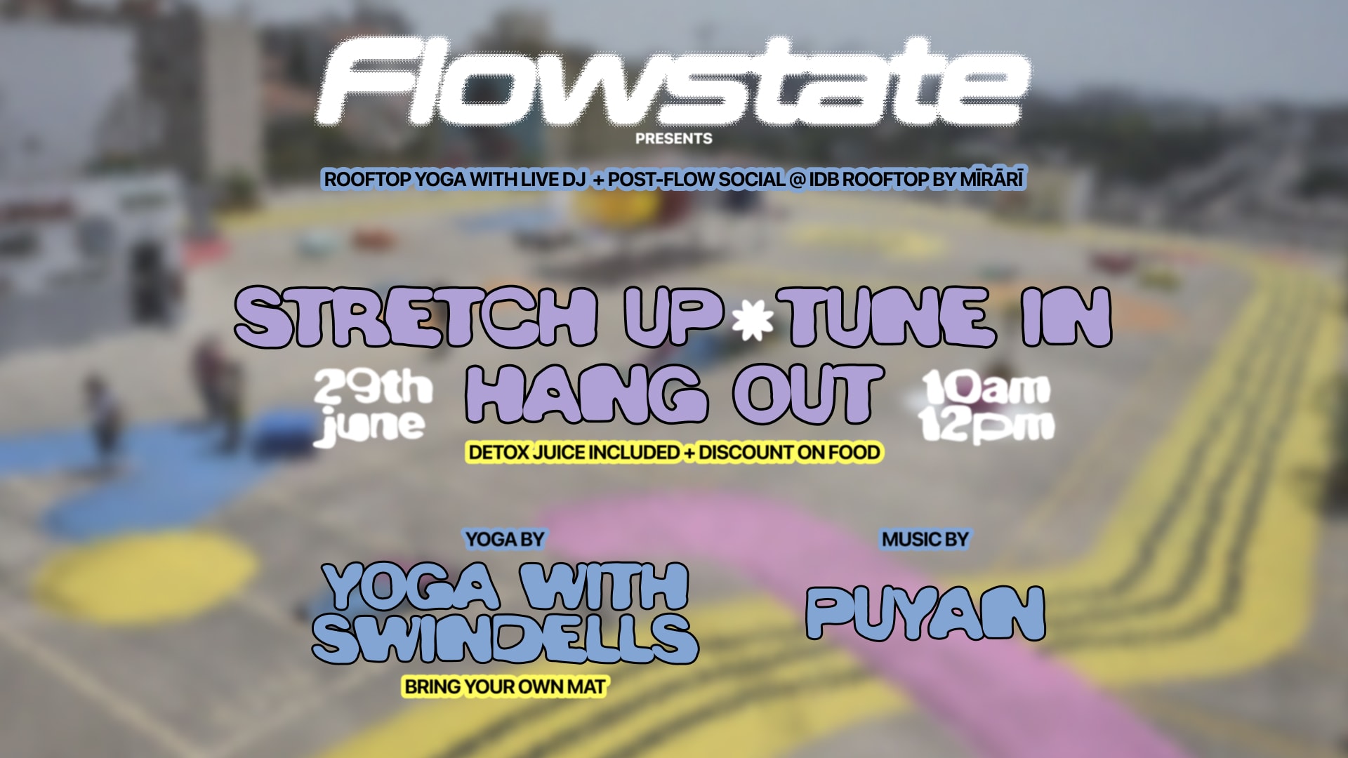Flowstate | Rooftop Yoga With Live Dj & Post-Flow Social