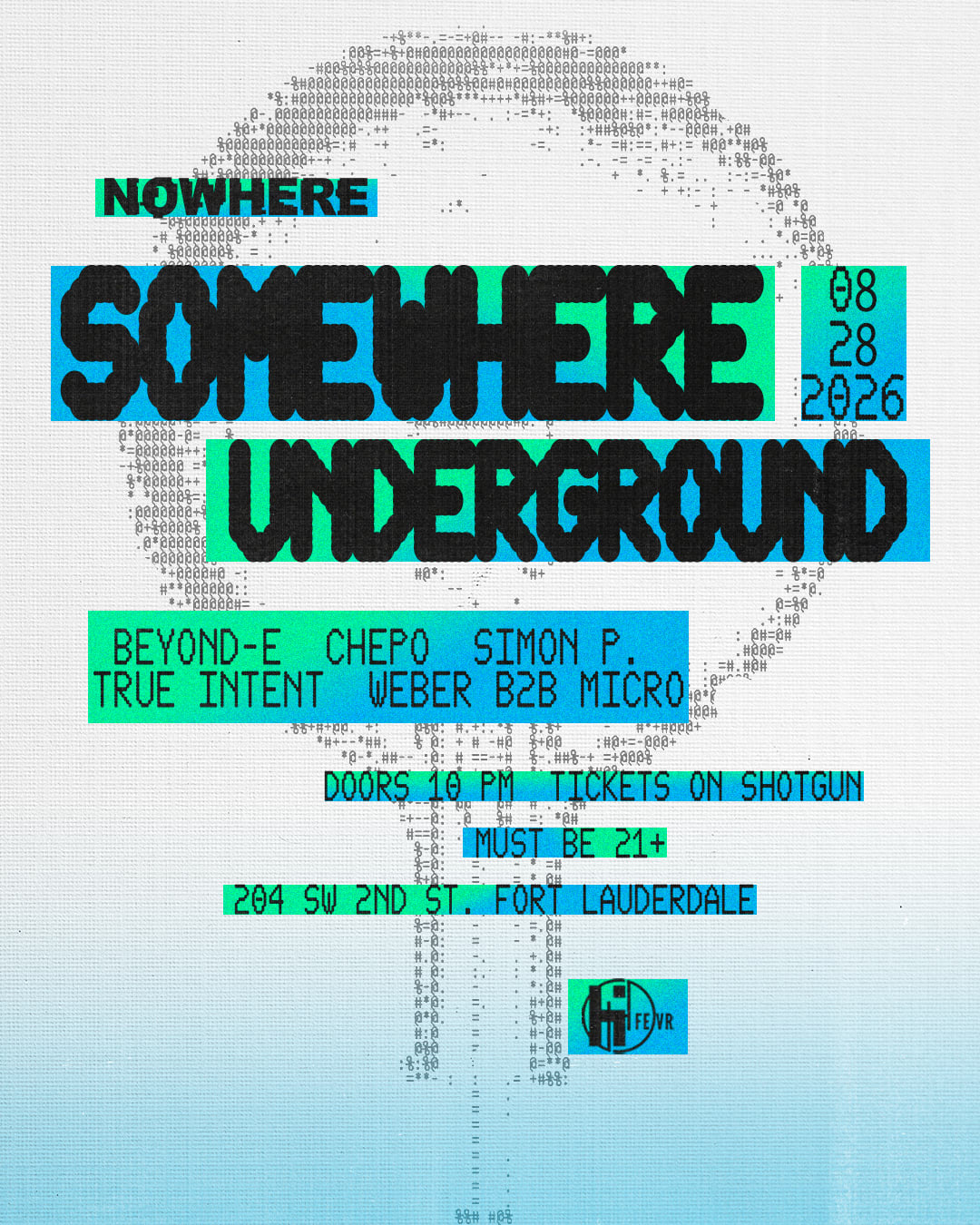 Somewhere Underground @ Nowhere