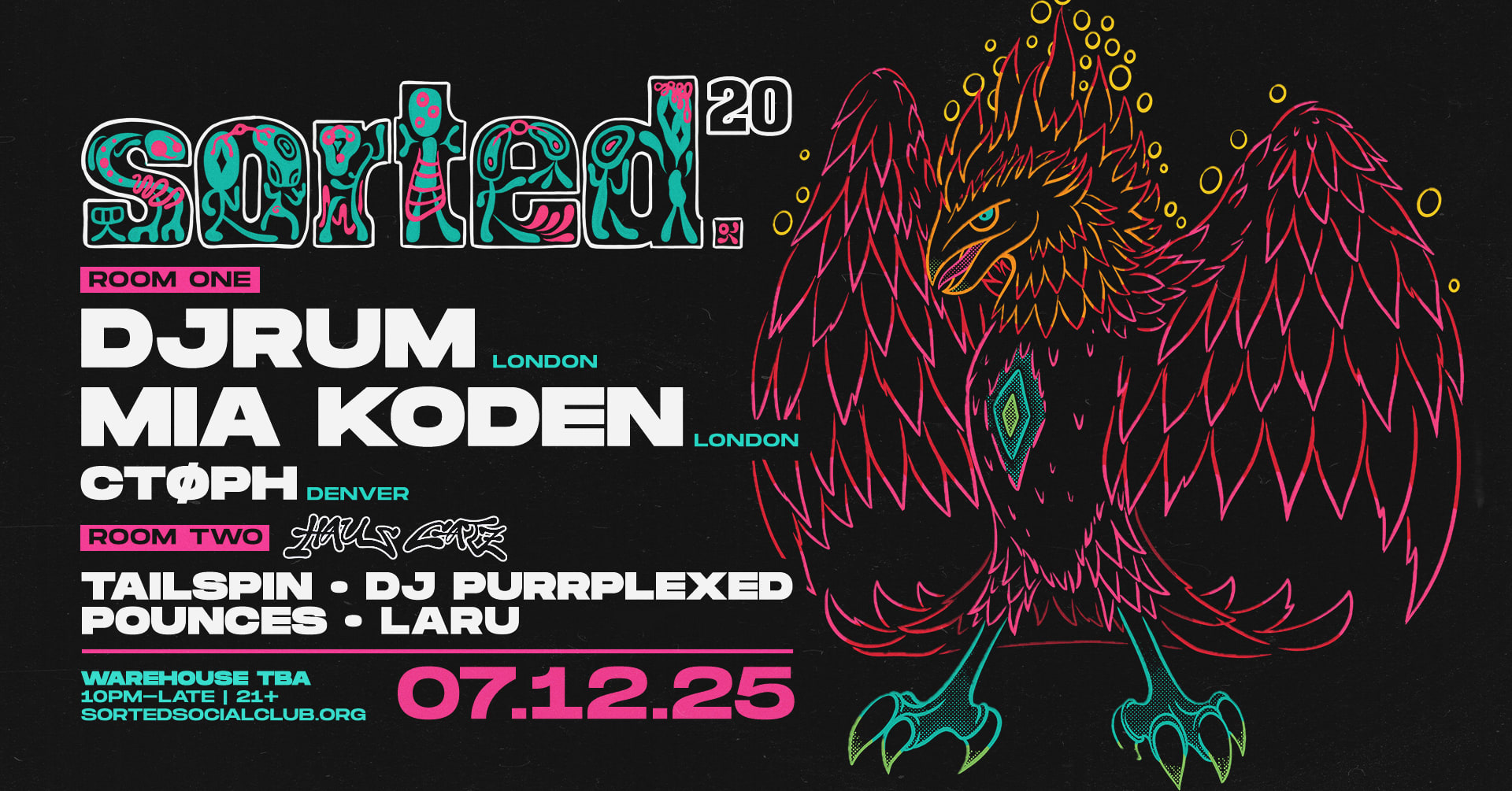 Sorted20 - Djrum + Mia Koden + Haus Catz