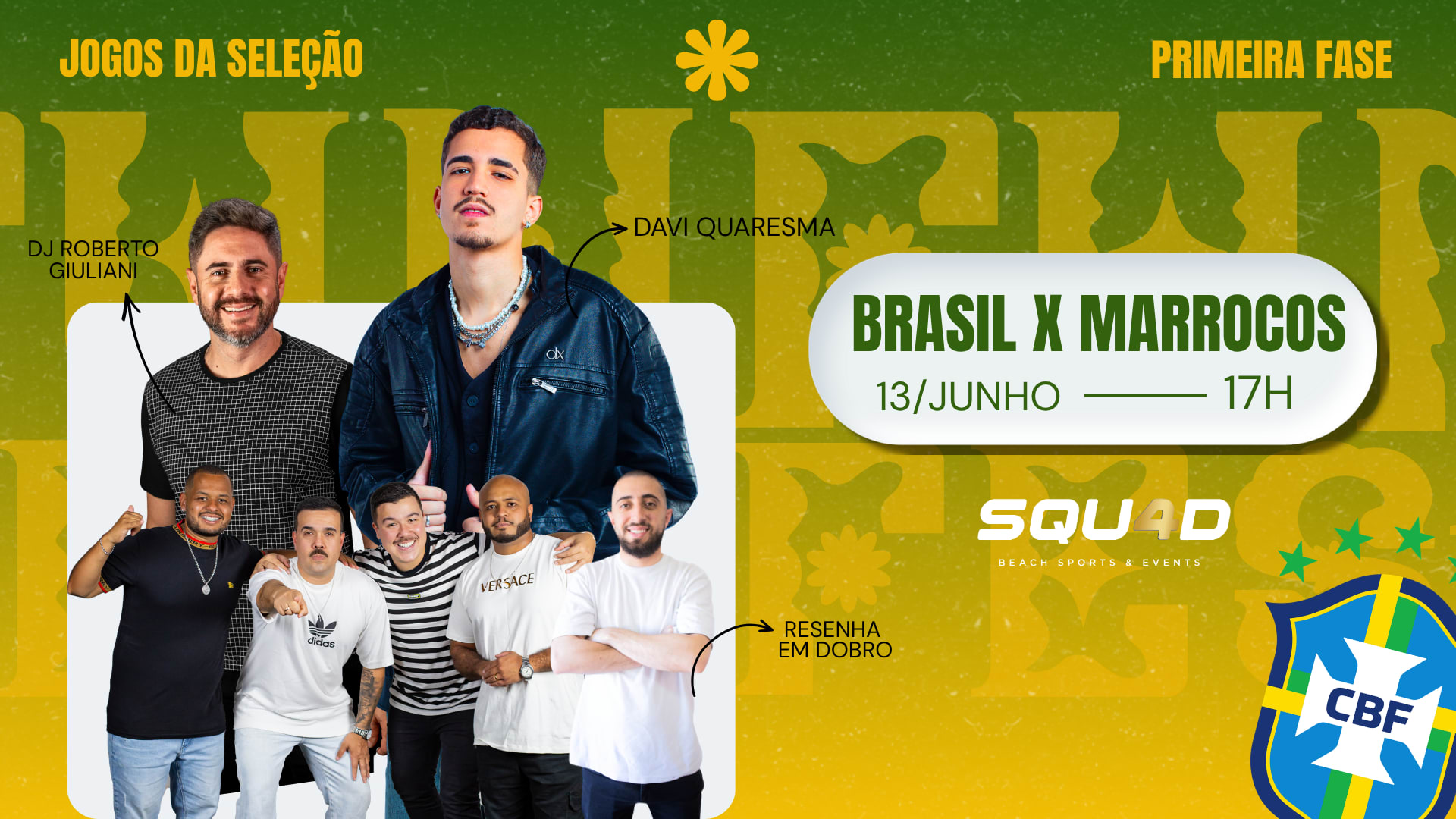 Fan Fest Squ4d - 13/06 - Davi Quaresma