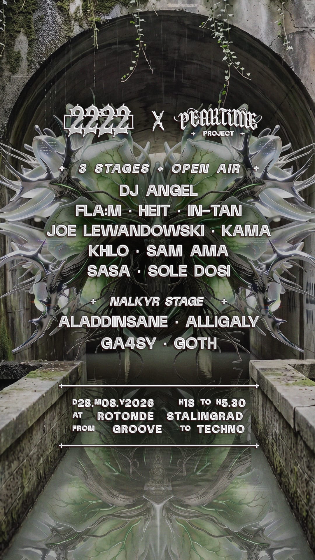 2222 X Peaktime X Nalky · Free Open Air & Club Xxl