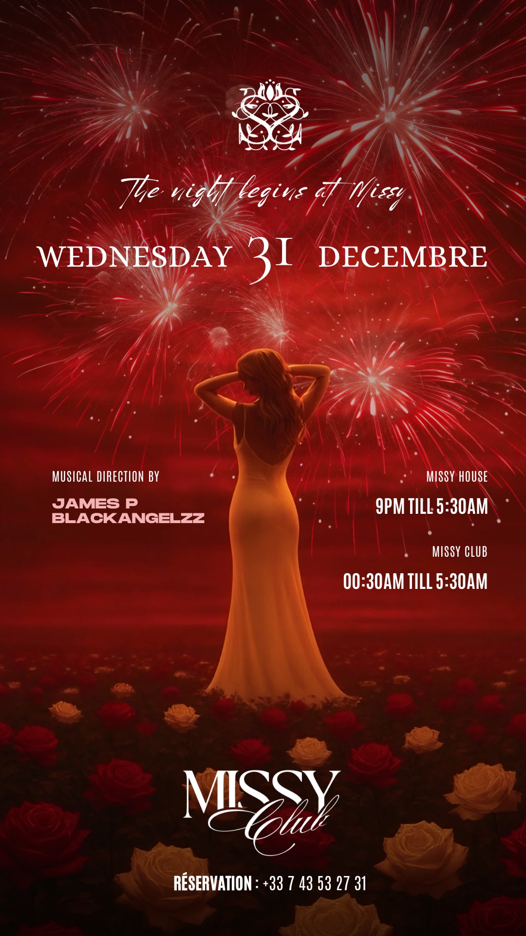 Missy New Year’S Eve (21h-6h Cocktails Bar, Dîner & Club)