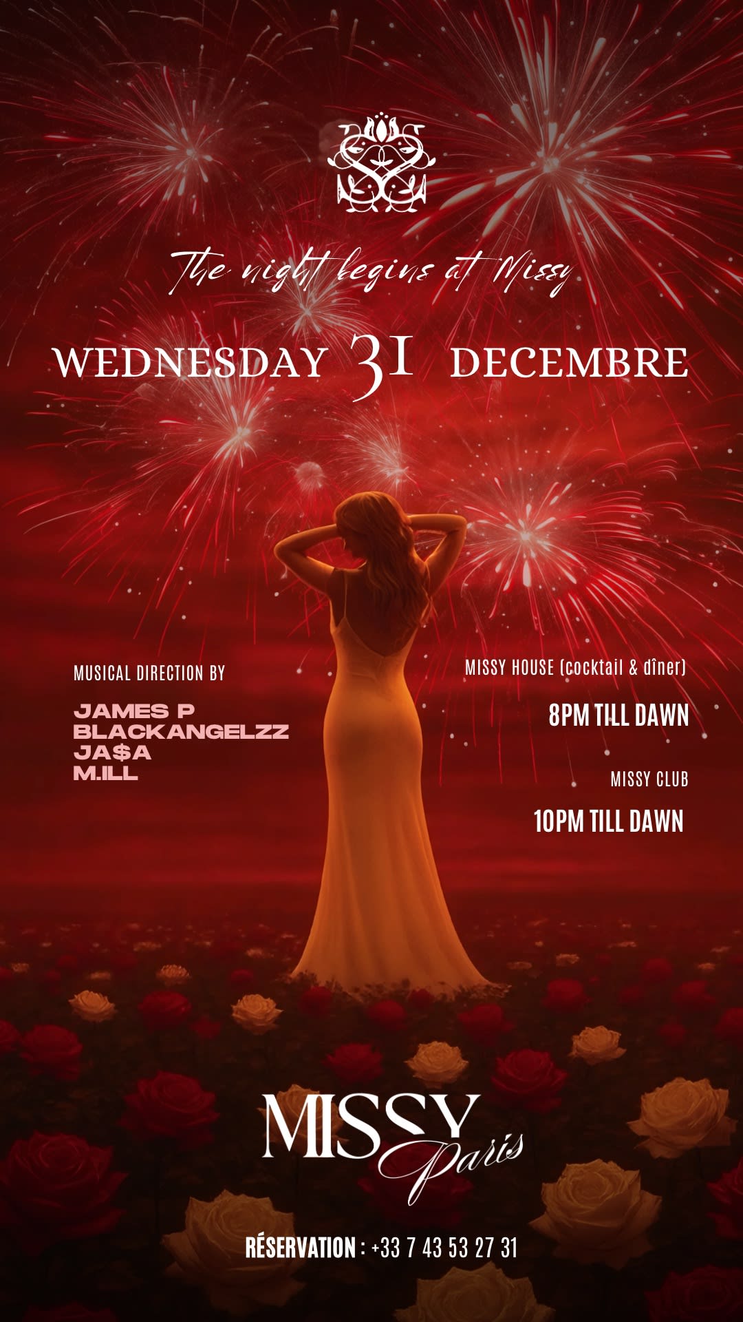 Missy New Year’S Eve (20h - 5h Cocktails Bar, Dîner & Club)