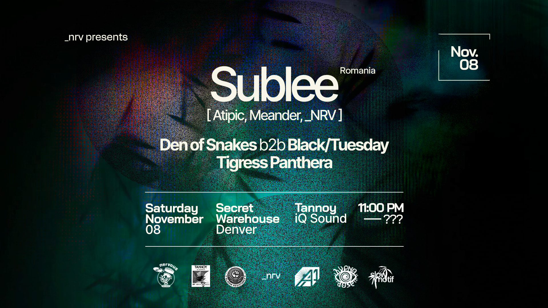 Sublee (Ro), Den Of Snakes, Black/Tuesday, Tigress Panthera