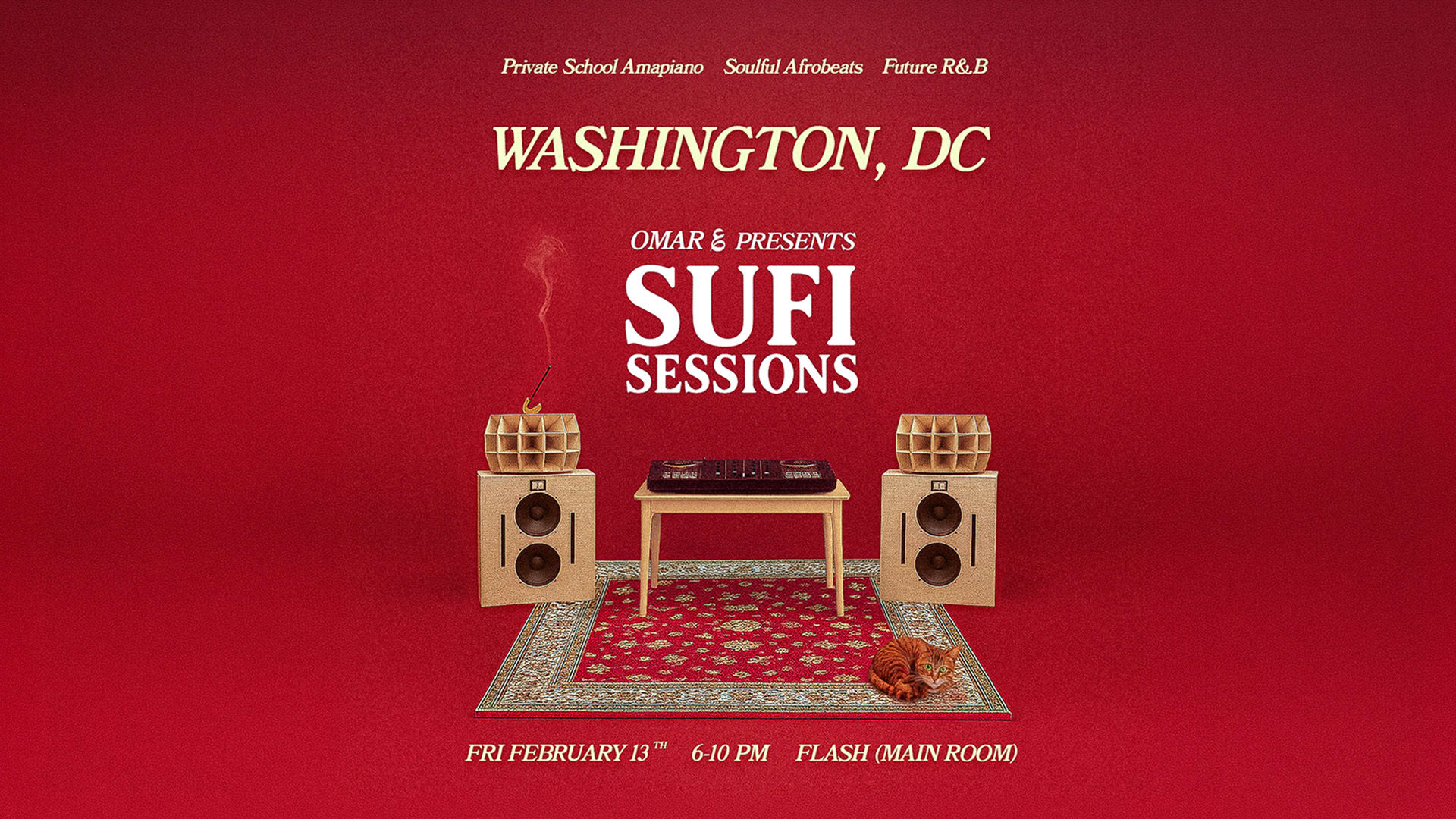 Omar Sufi Sessions At Flash Main Room (Early Show)