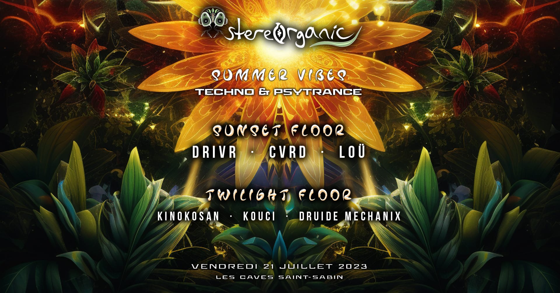 Stere0rganic Présente : Summer Vibes Aux Caves St Sabin