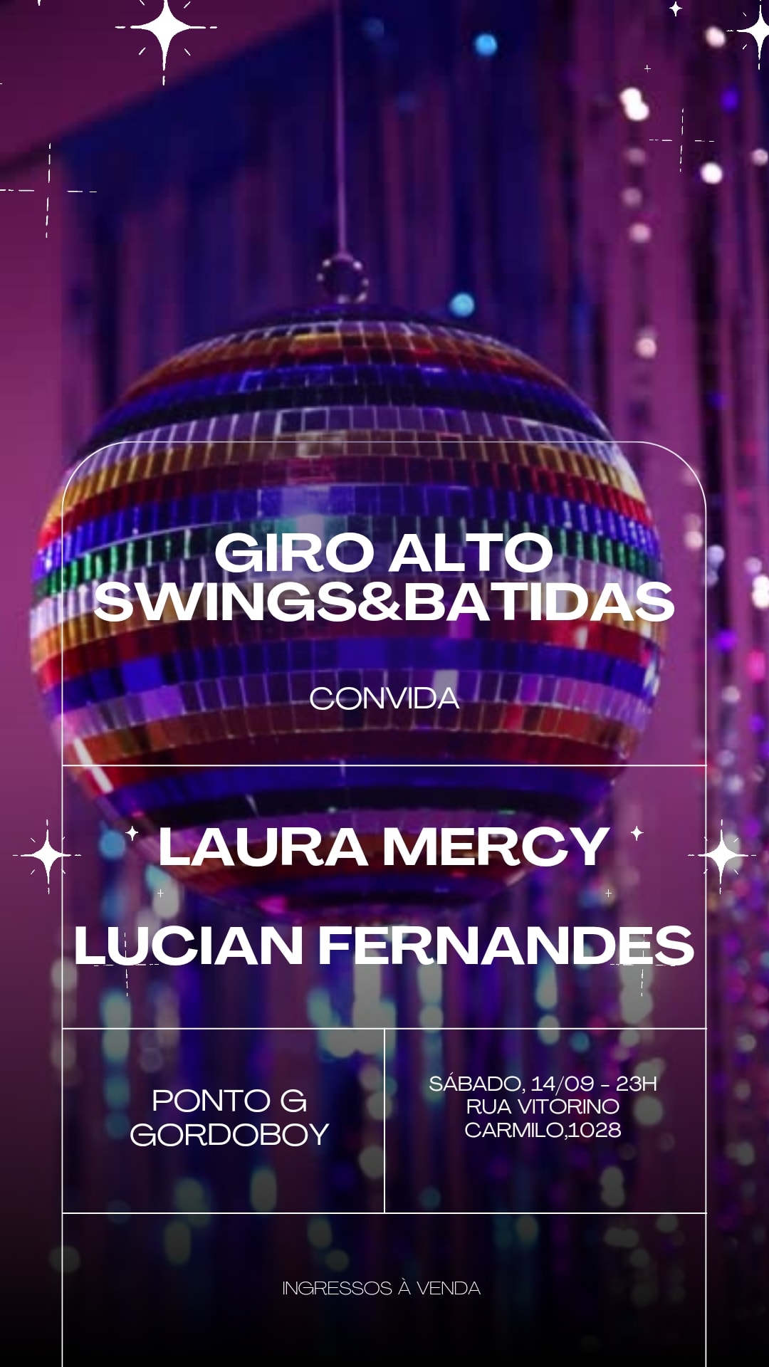 Swings&Batidas Convida Laura Mercy E Lucian Fernandes