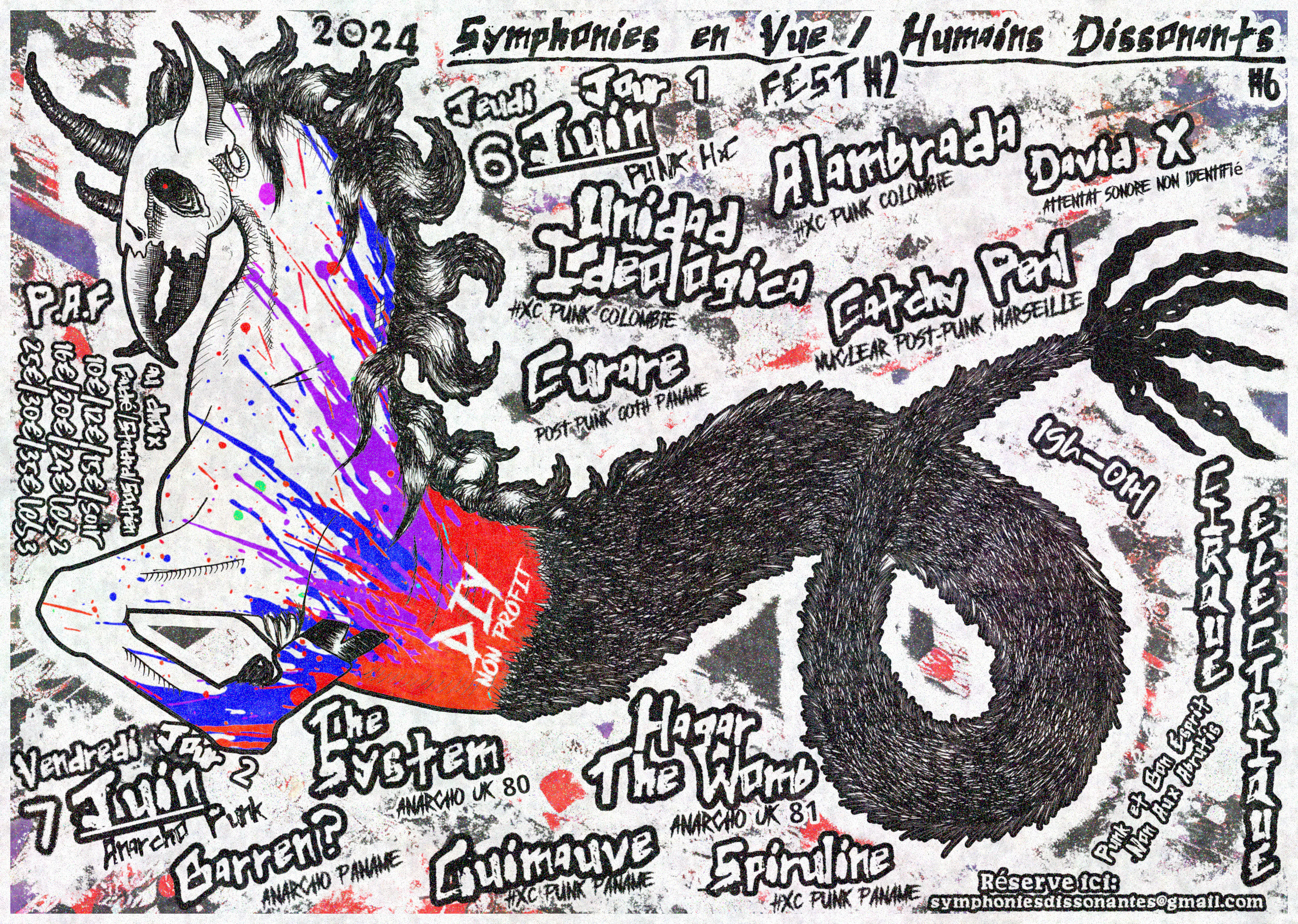 Symphonies Dissonantes Fest 2 Jour 1 & 2  Punk &  Post-Punk