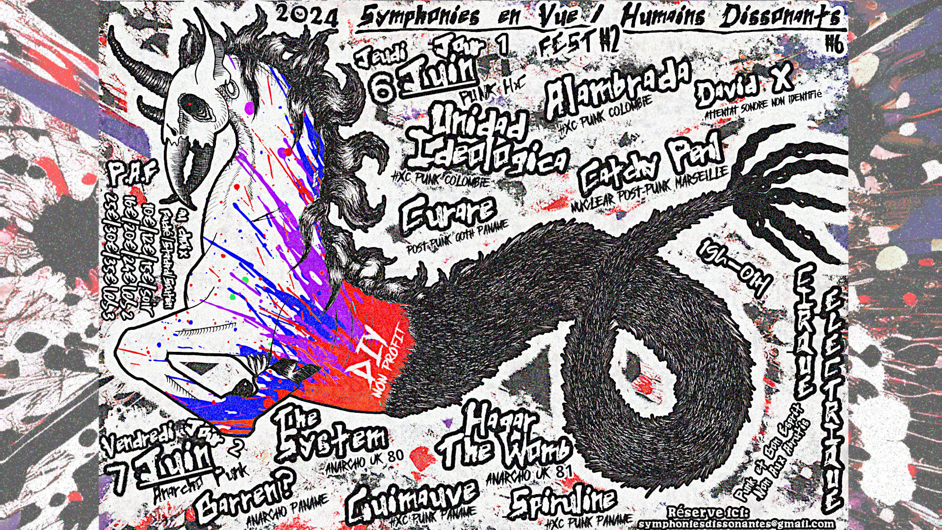 Symphonies Dissonantes Fest 2 Jour 1 & 2  Punk &  Post-Punk