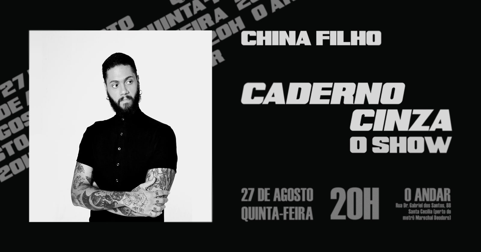 Caderno Cinza - O Show (China Filho No ºandar)
