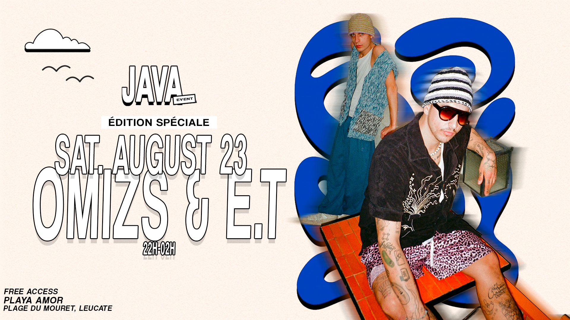 Java Summer Tour - Omizs & E.T @Playa Amor -  23.08