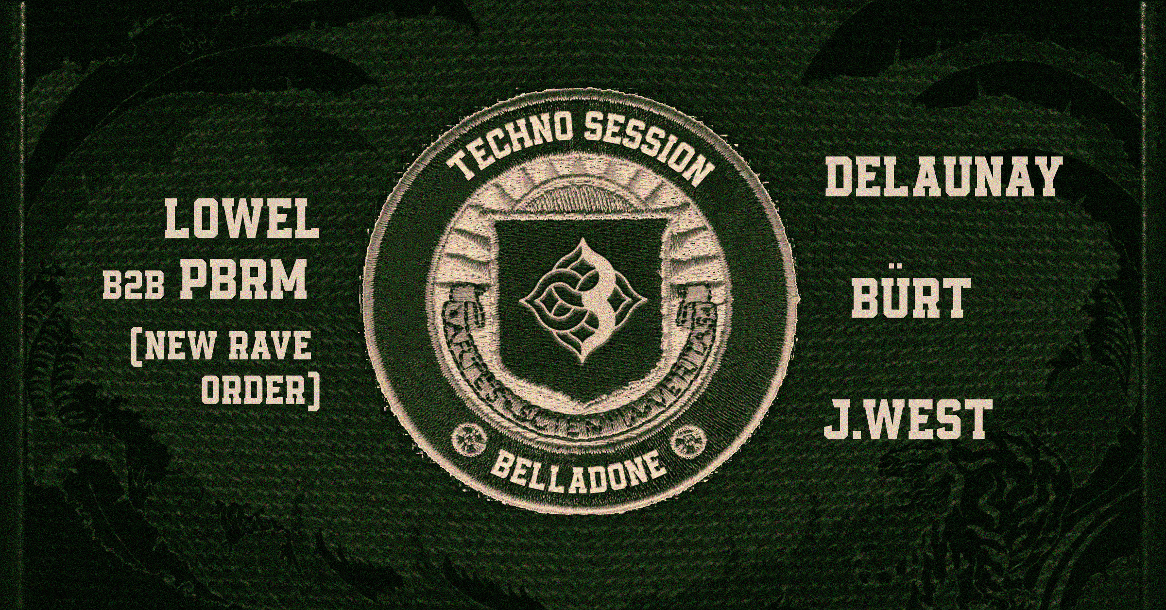 Techno Session W/ New Rave Order (Lowel & Pbrm),Bürt,Delaunay & J.West