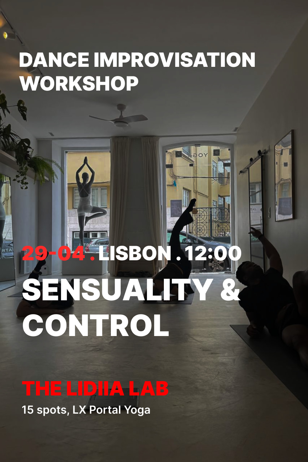 Dance Impro Lab Lisbon | Sensuality & Control