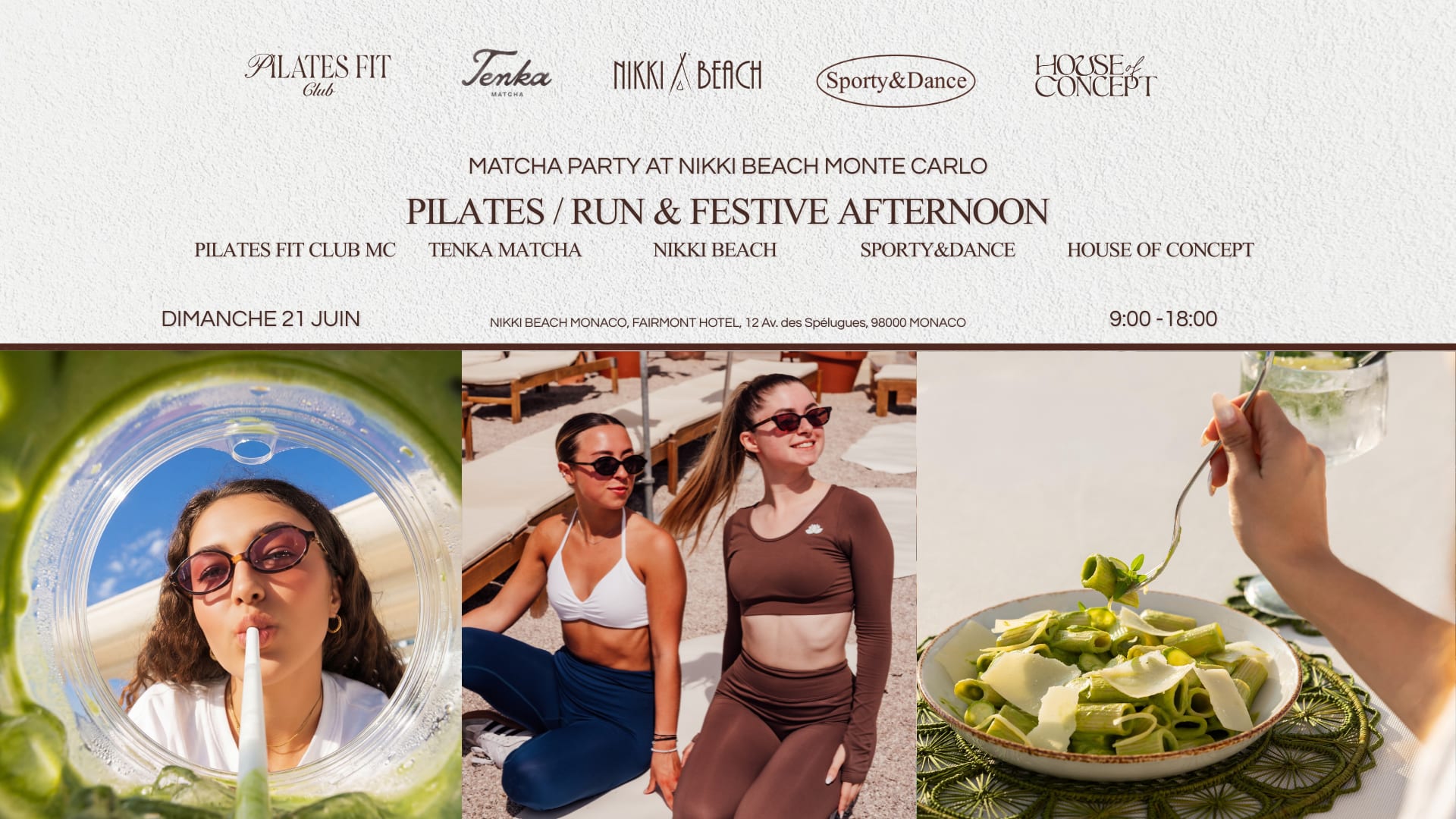 Matcha Party - Nikki Beach Monte Carlo - Tenka X Pfc X Sport