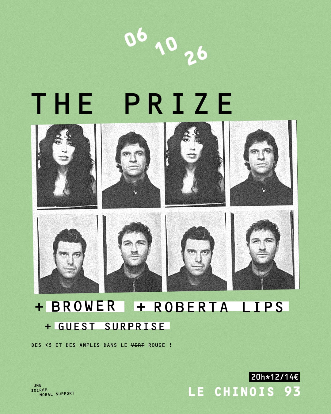 The Prize (Aus) + Bower (Us) + Roberta Lips + Guest Suprise