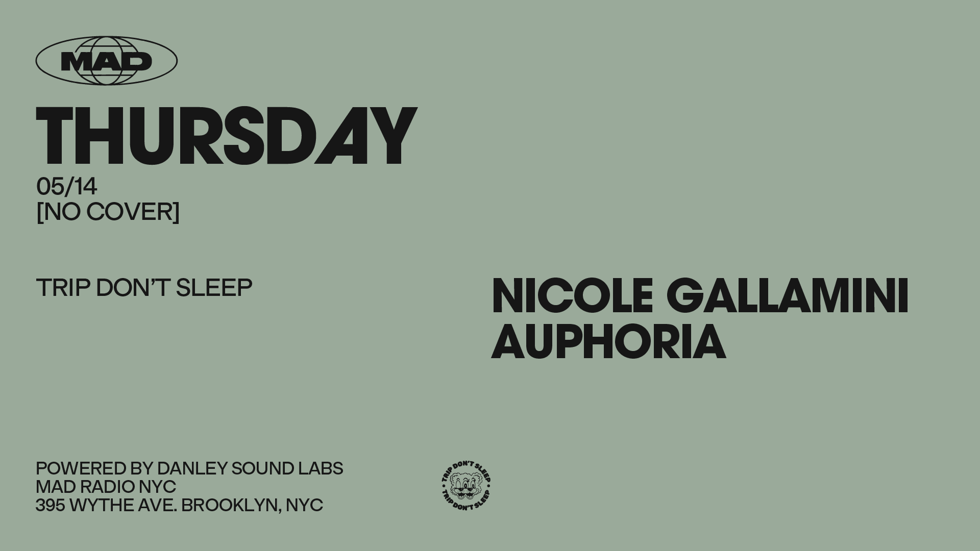 Trip Don't Sleep: Nicole Gallamini, Auphoria
