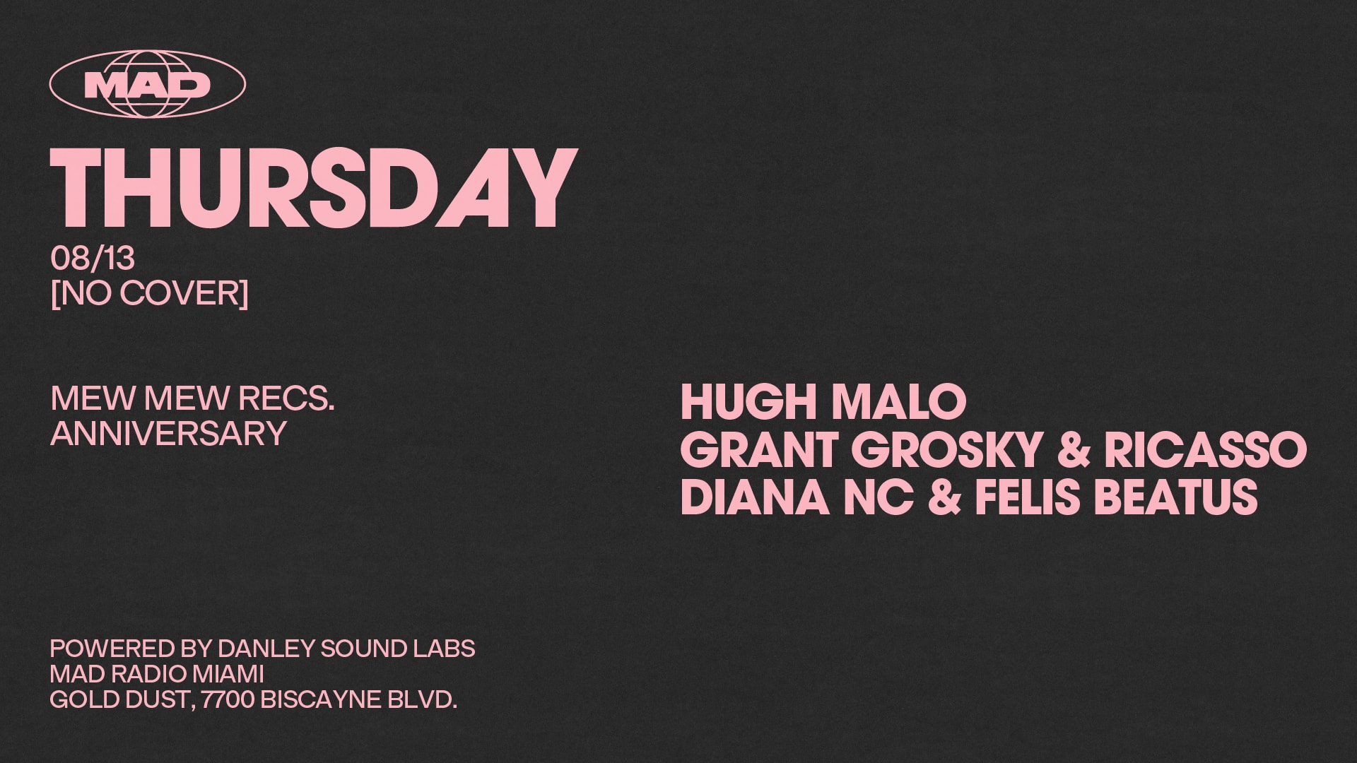 Meaw Meaw Recs. Anniversary: Hugh Malo / Grant Grosky & Rica