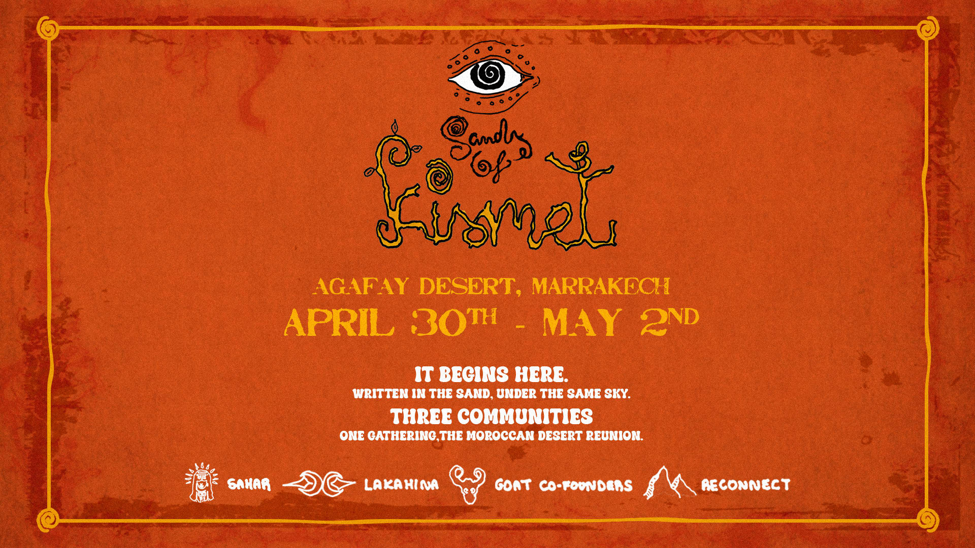 Sands Of Kismet Intimate Gathering - Marrakesh