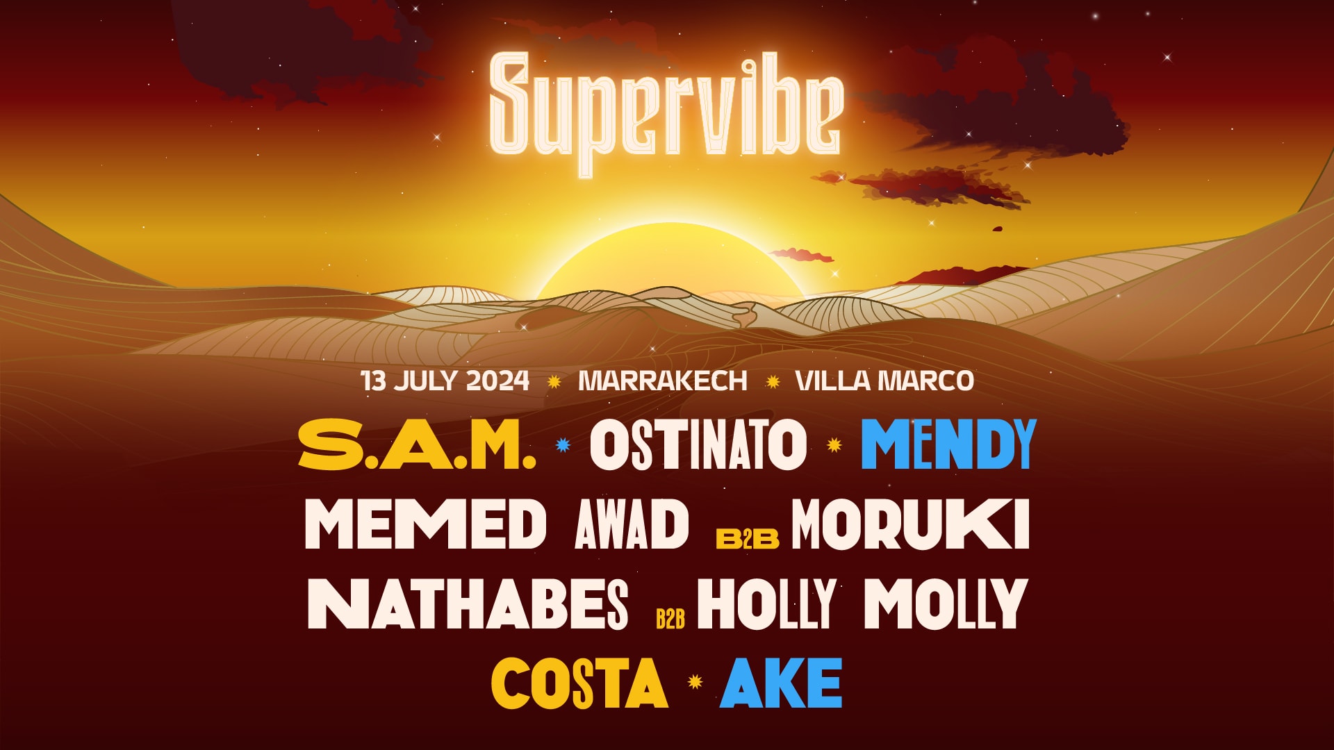 Supervibe Summer Edition At Villa Marco Marrakech