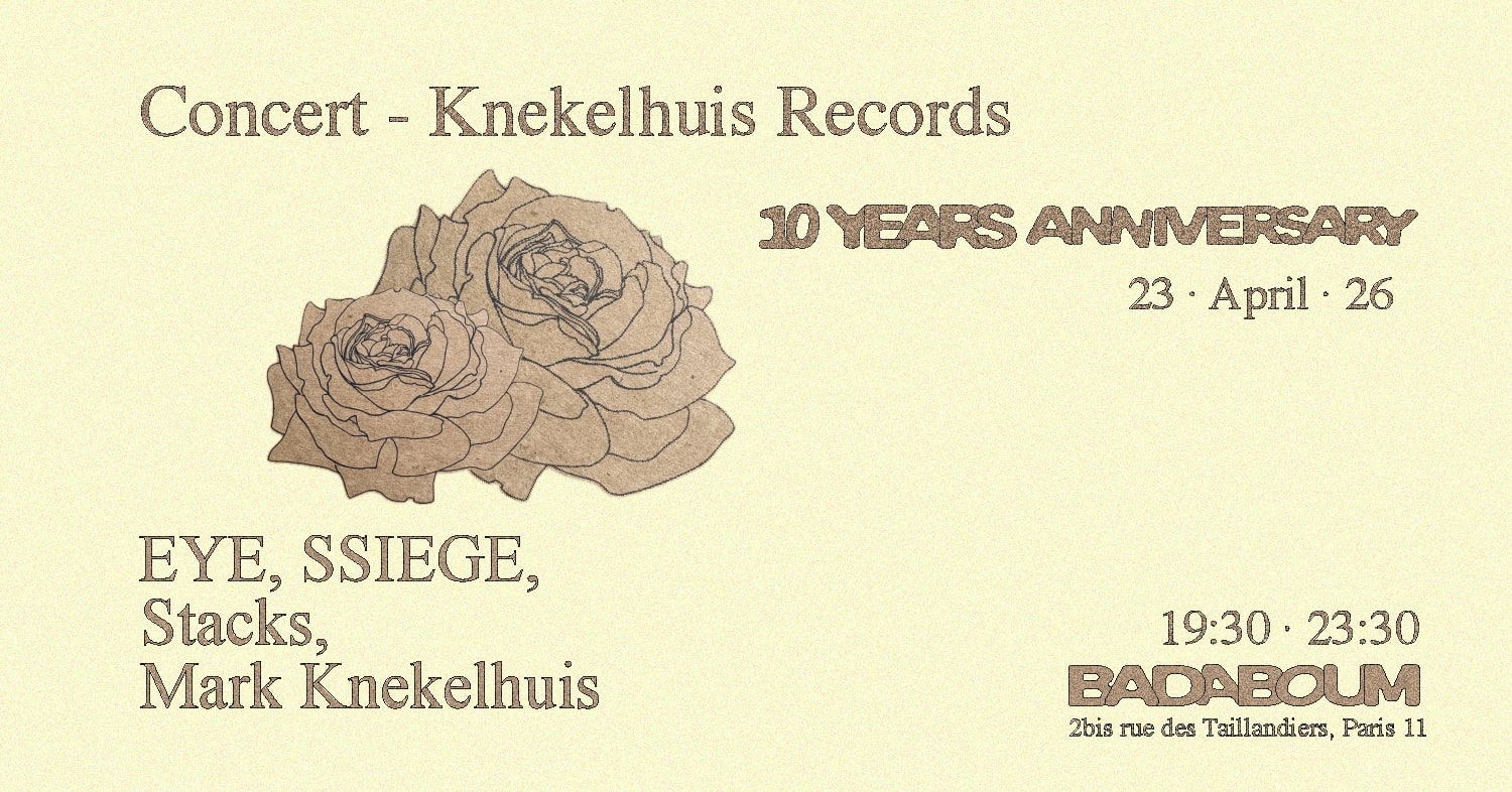 Concert — Knekelhuis 10 Years Anniversary