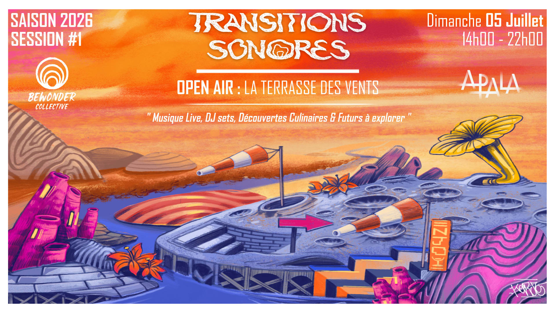 Open Air : Transitions Sonores #1 - Live, Dj Set & Food