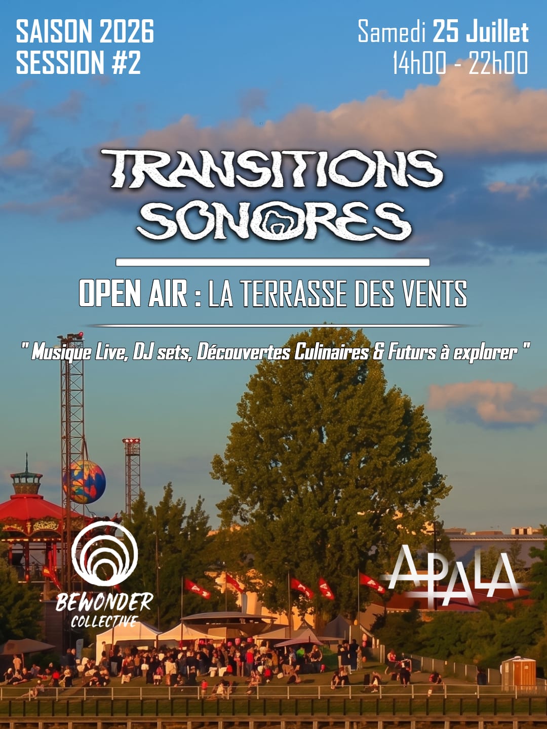 Open Air : Transitions Sonores #2 - Live, Dj Set & Food