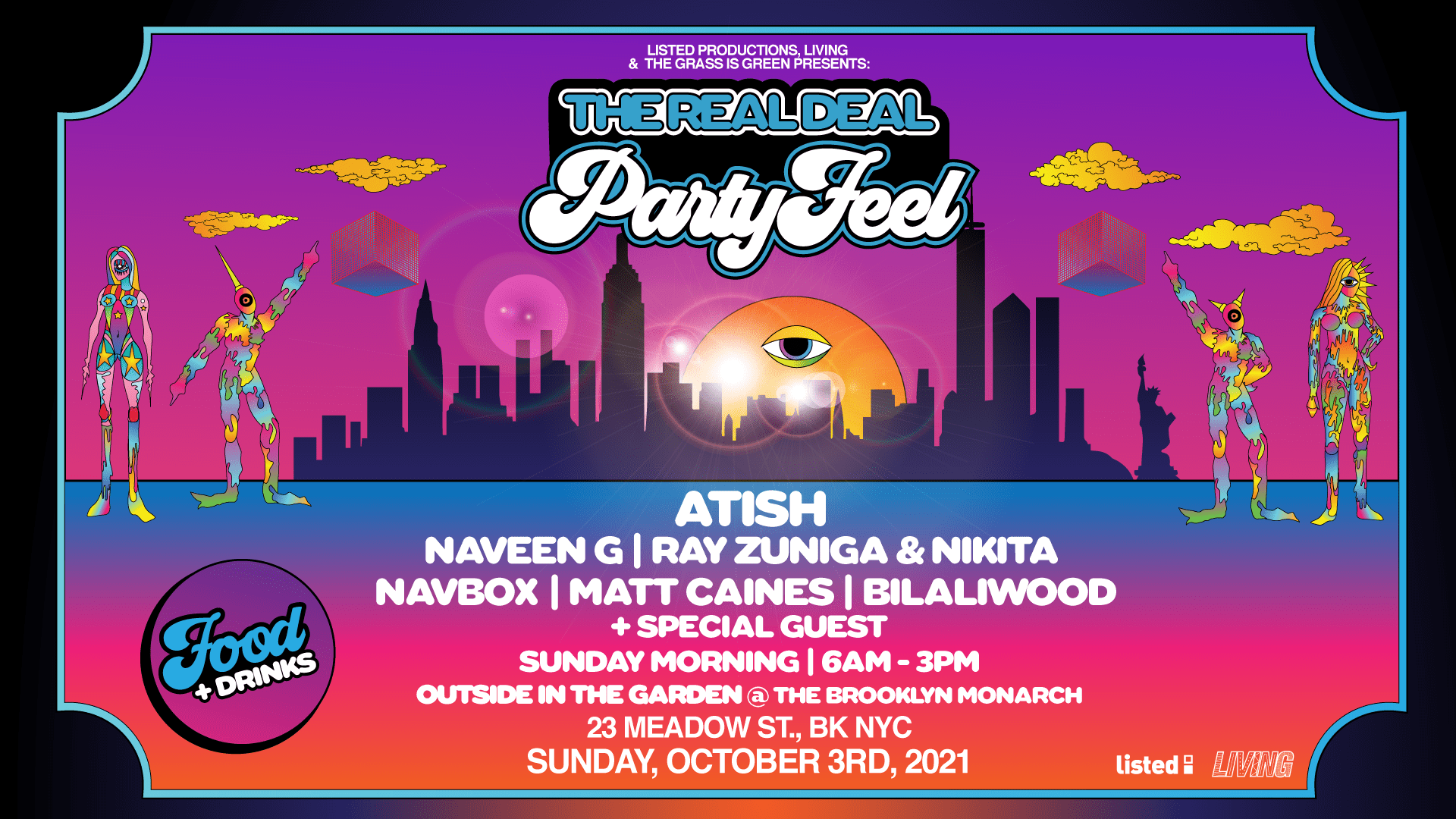 The Real Deal Party Feel Feat. Atish & Listed Friends