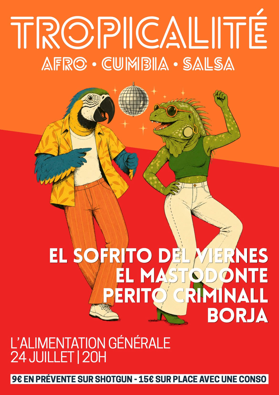 Tropicalité Tropical-Afro-Cumbia-Salsa