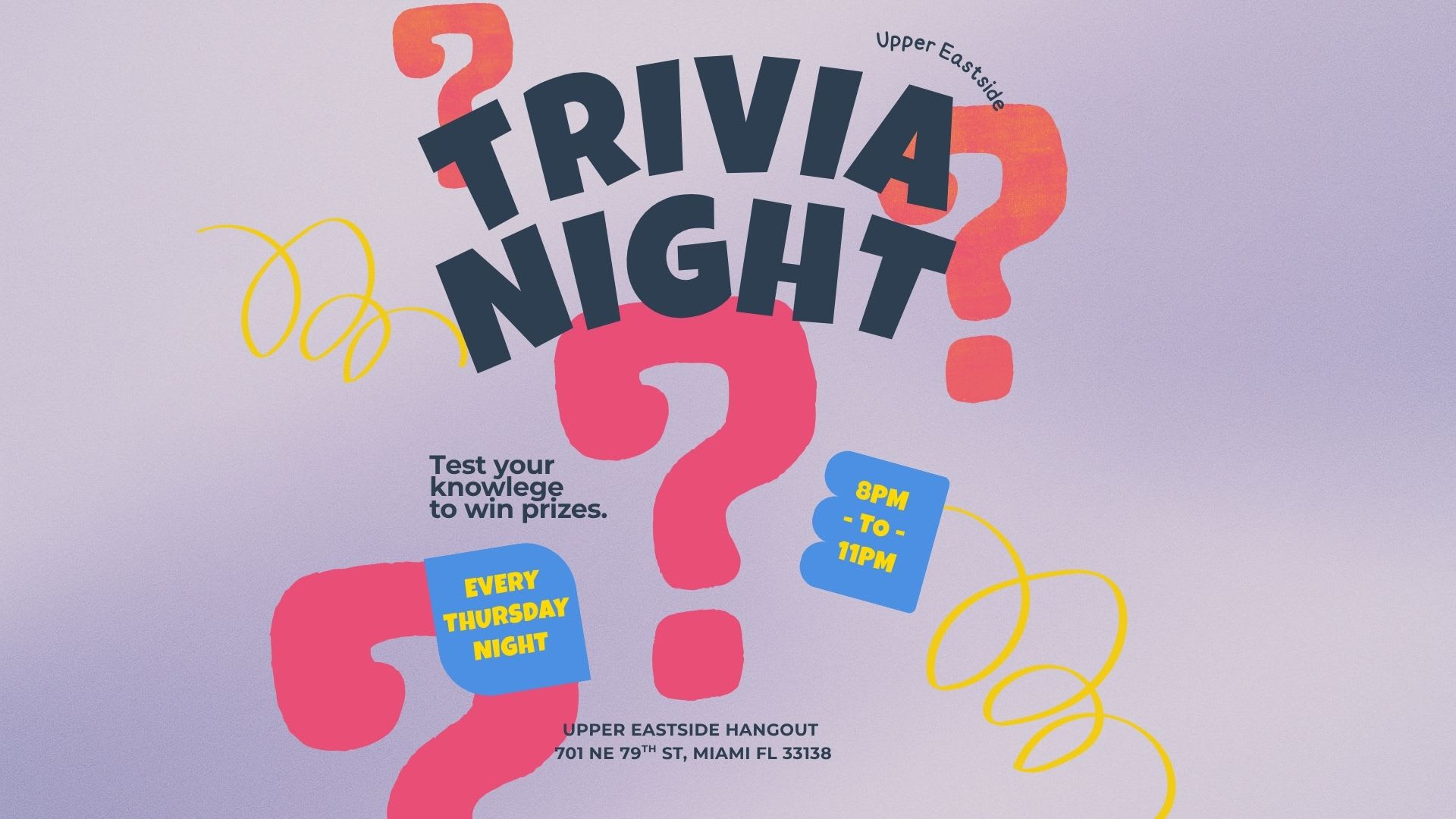 Trivia Night @ Upper Eastside Hangout