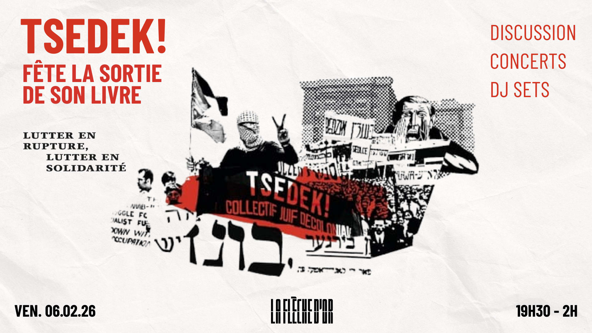 Tsedek Fête La Sortie De Son Livre