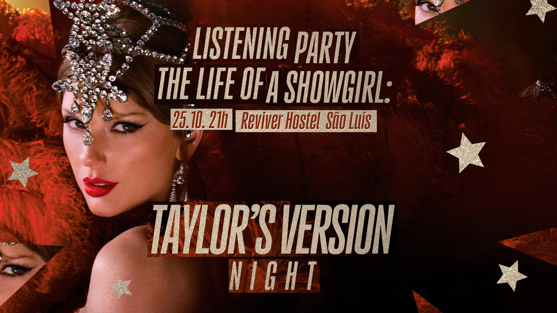 Taylor's Version Night: The Life Of A Showgirl Em São Luís