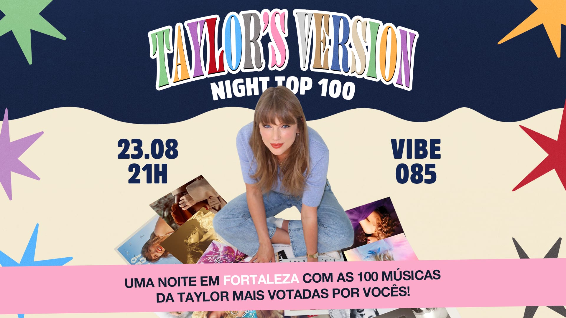 Taylor's Version Night Top 100 Em Fortaleza