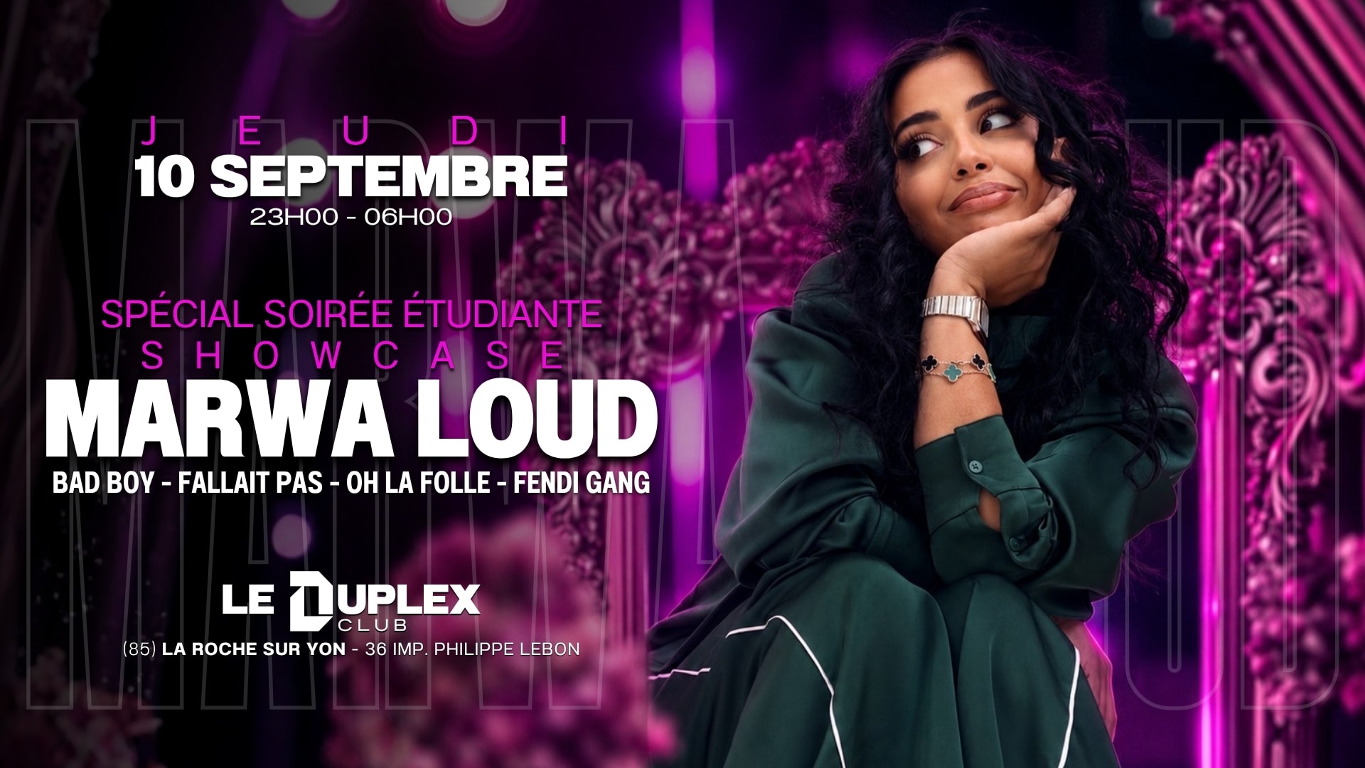 Marwa Loud X Duplex (Showcase Étudiant)
