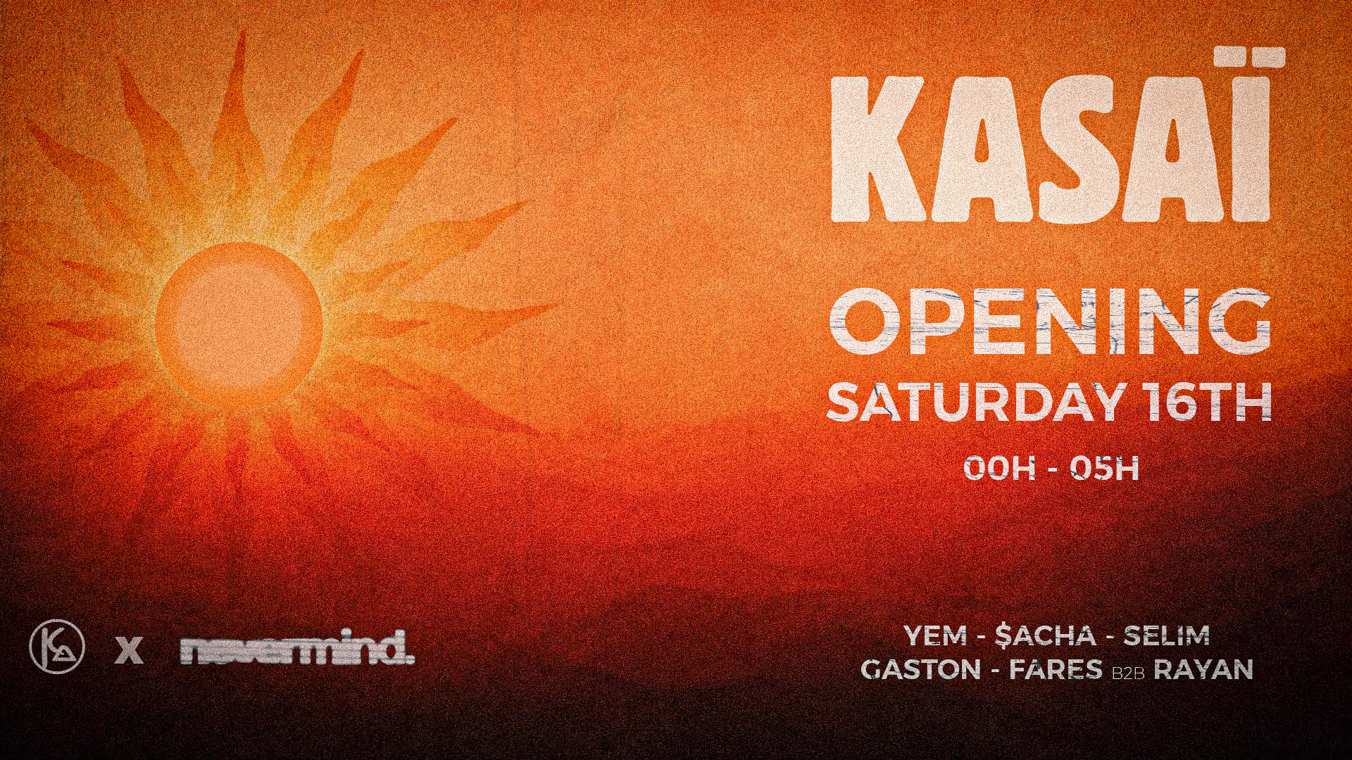 Kasaï X Nevermind : Opening In A New Club (8th Arr)