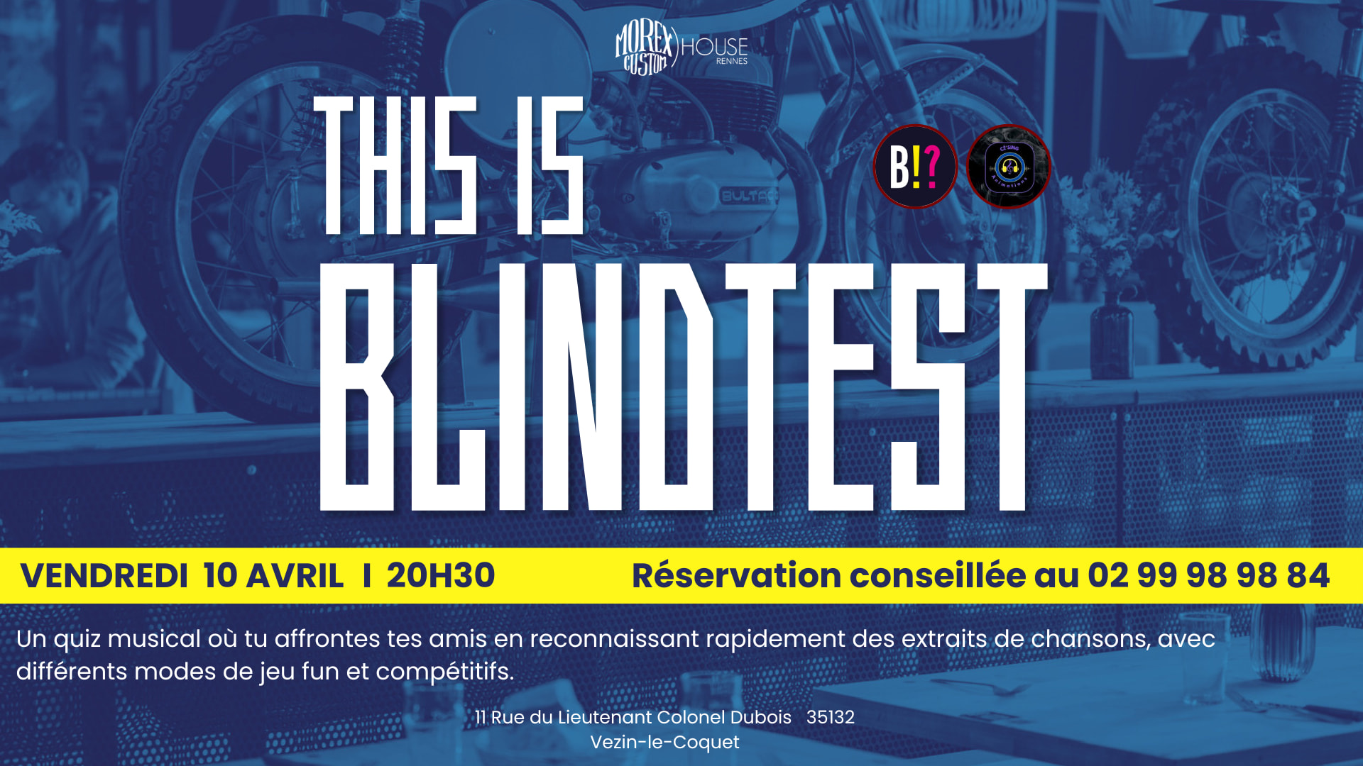 This Is Blindtest // Gratuit // Morex Custom House