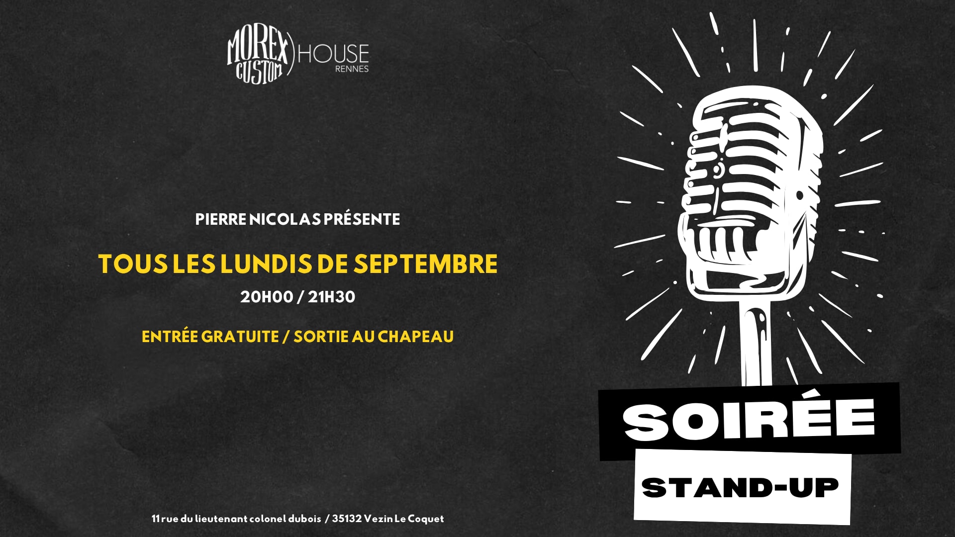 Stand Up / Morex Custom House
