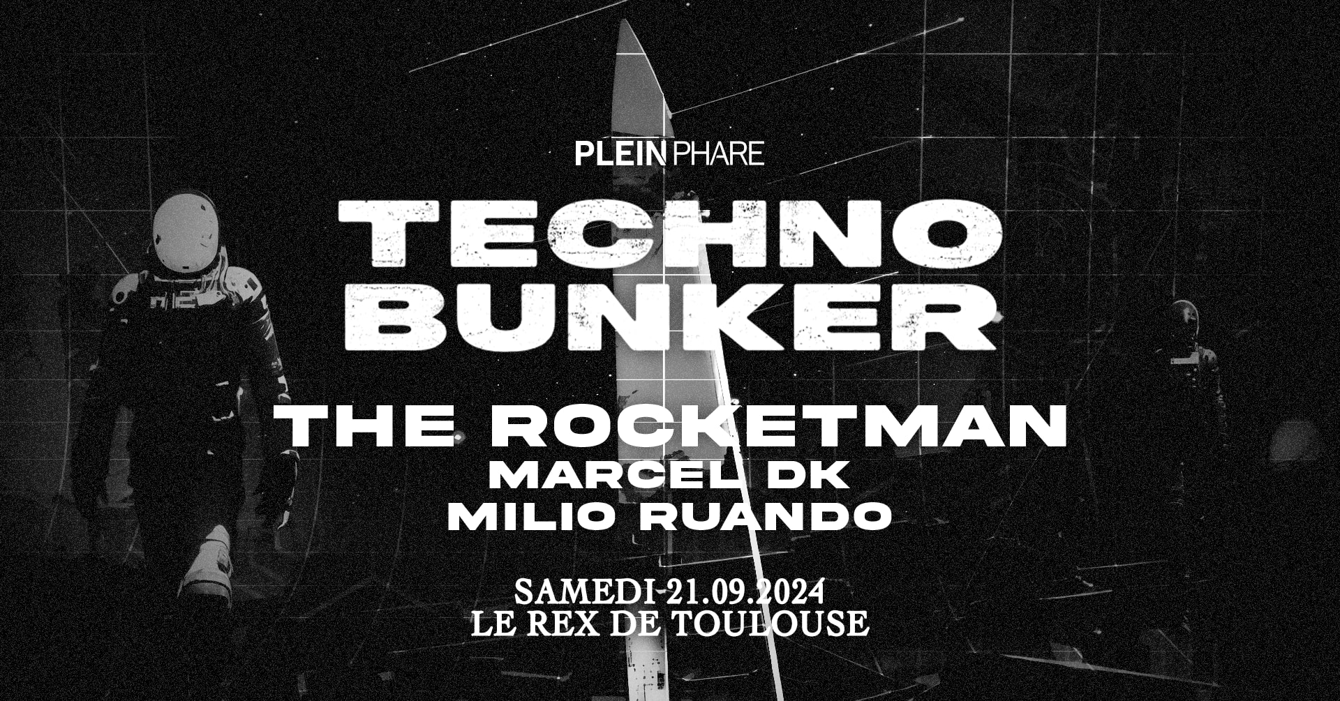 Techno Bunker W/ The Rocketman, Marcel Dk, Milio Ruando