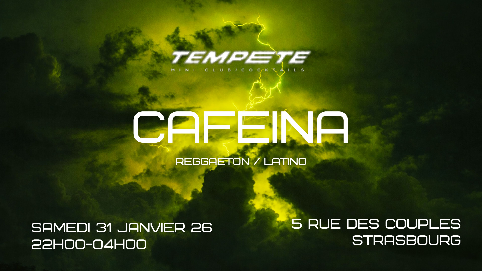 Tempête : Cafeina