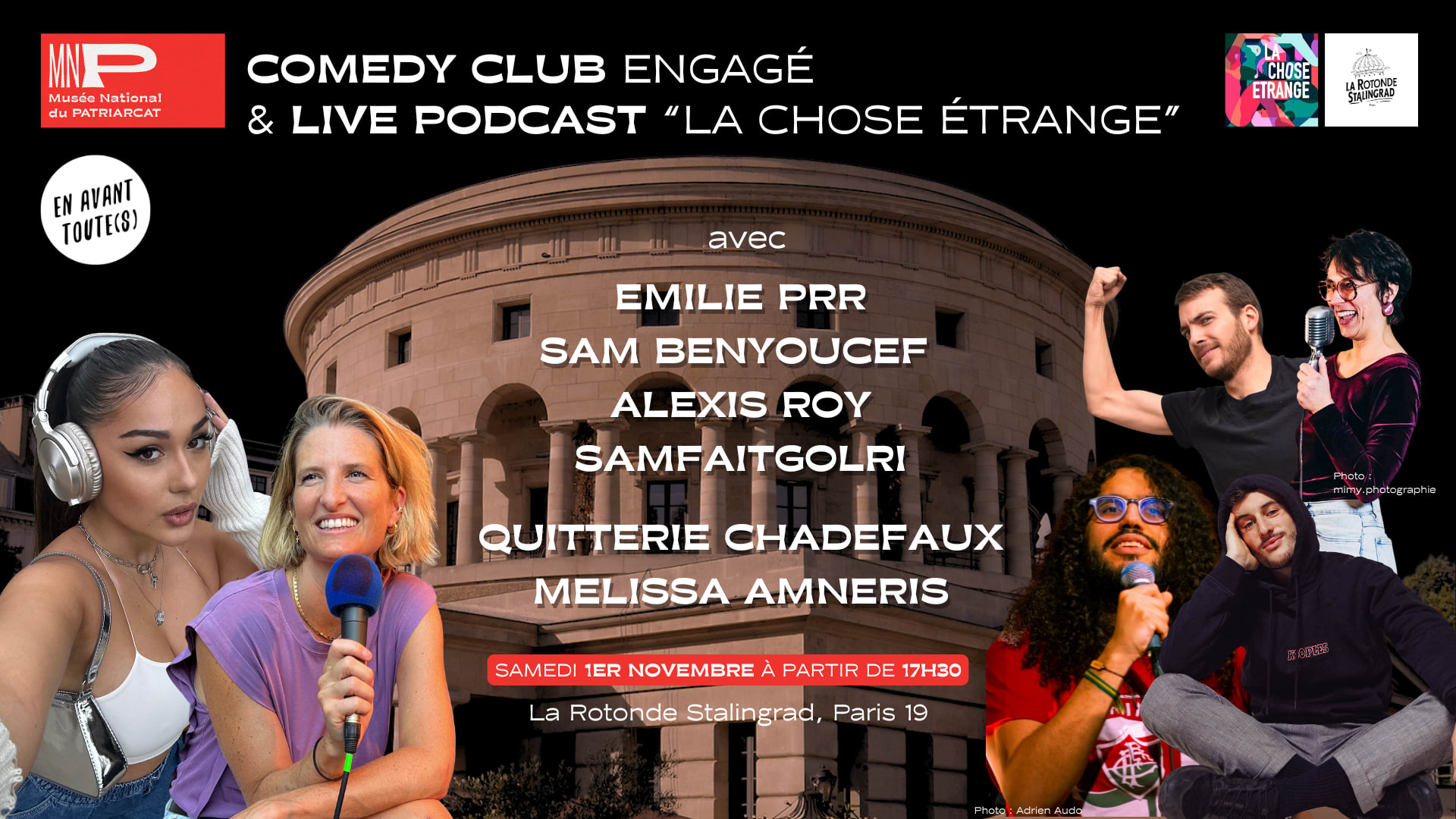 01/11 Mnp X Live Podcast & Comedy Club Engagé
