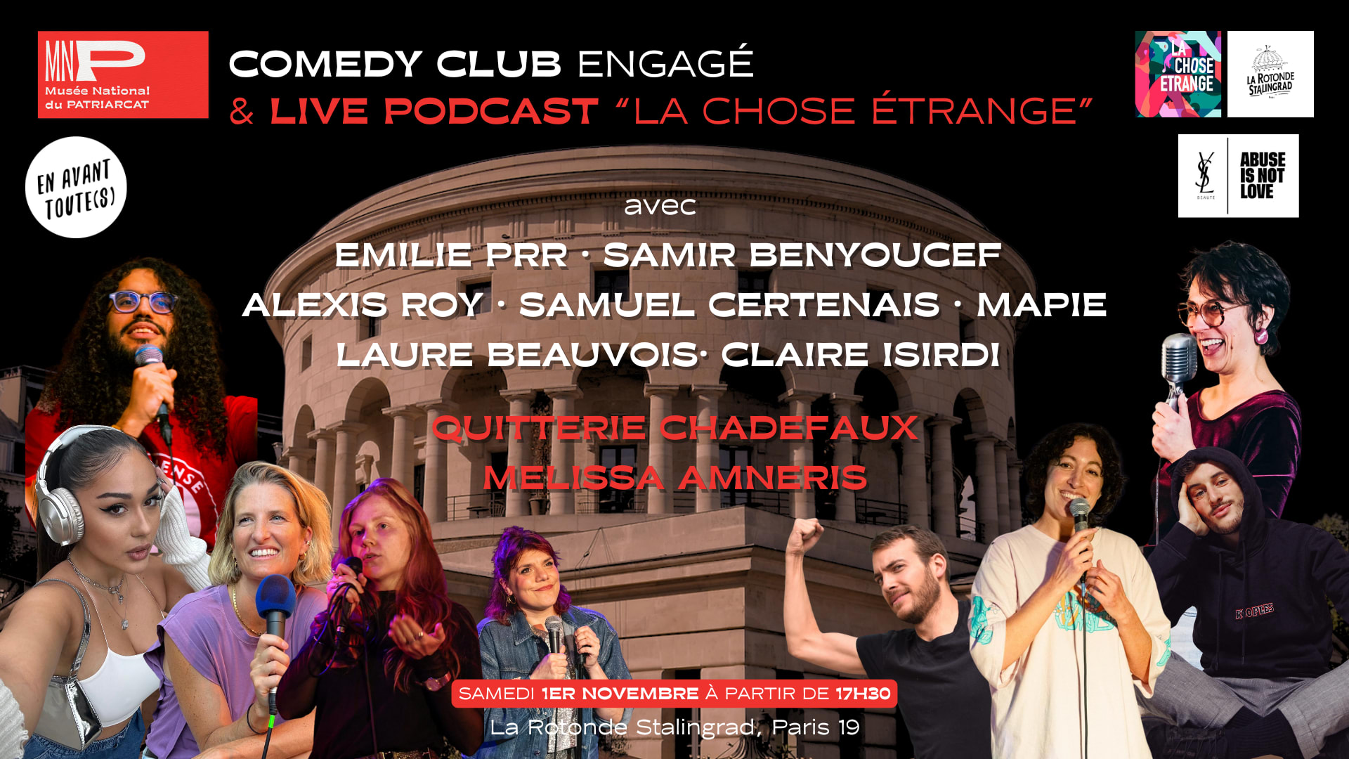 01/11 Mnp X Live Podcast & Comedy Club Engagé
