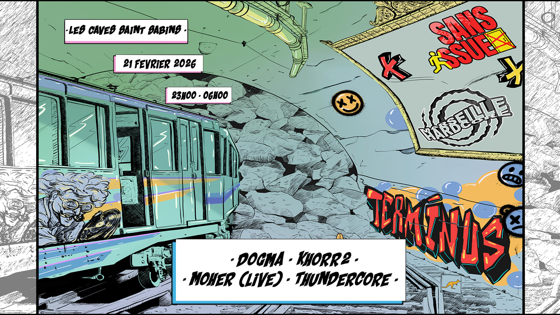 Terminus #2 : Sans Issue X Deviens.Sour || Les Caves