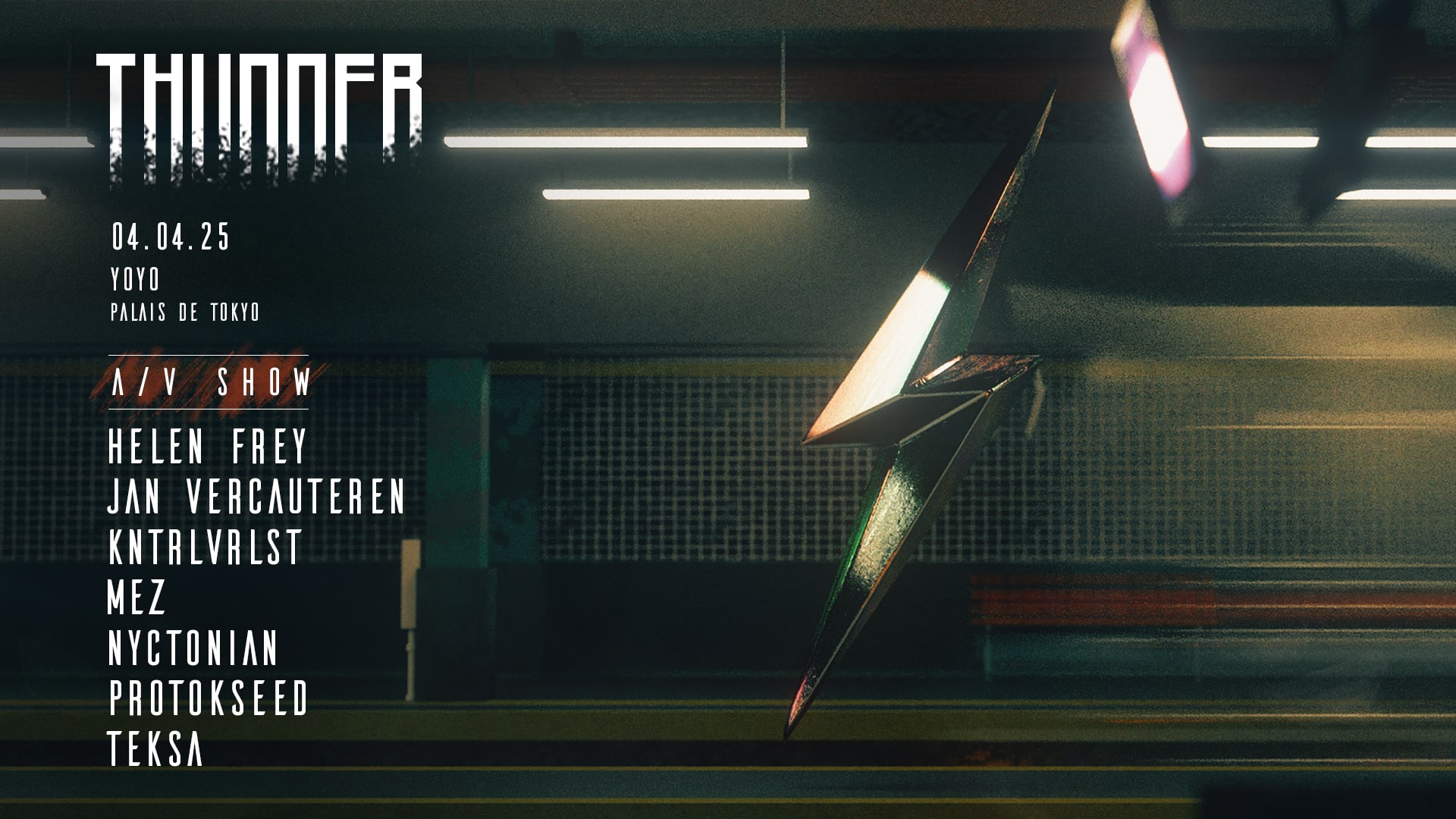 Thunder A/V Show : Protokseed, Nyctonian, Teksa, Helen Frey