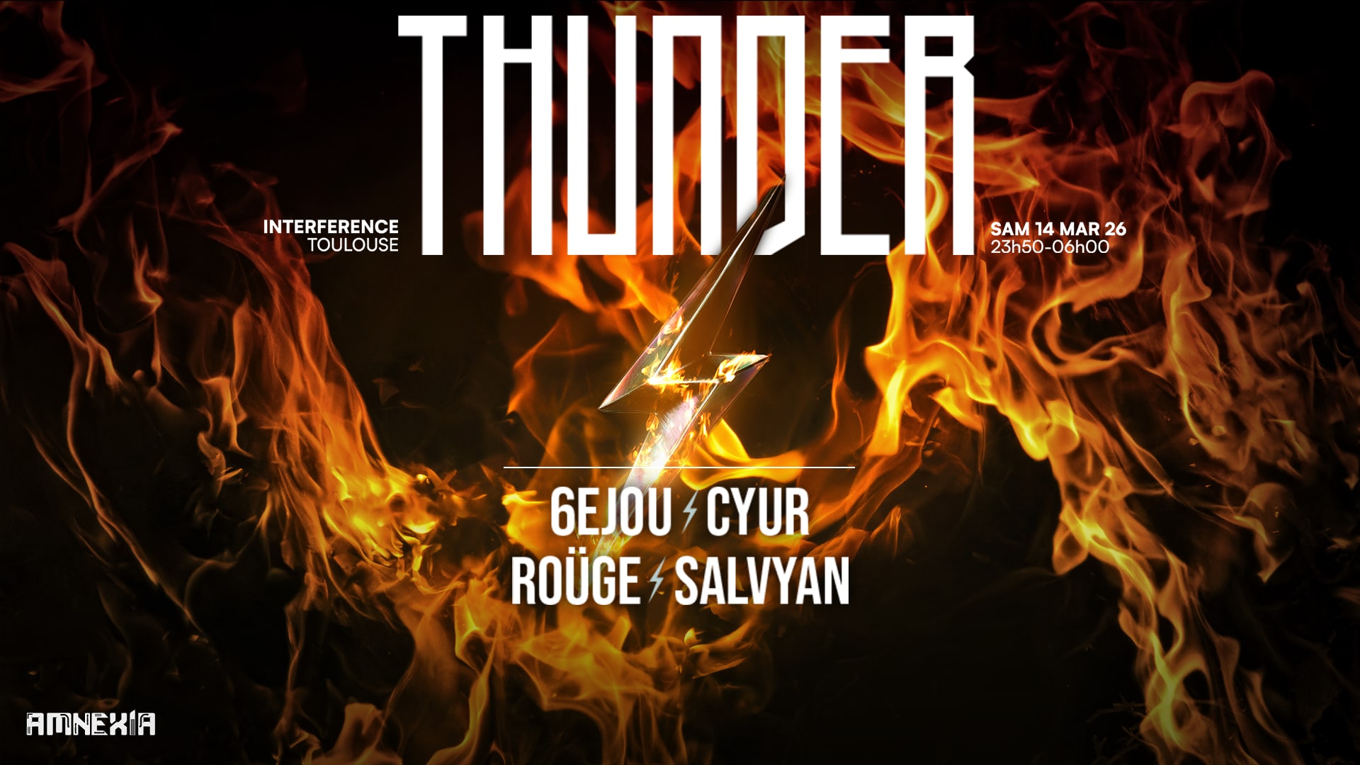 Thunder X Interference : 6ejou, Roüge, Salvyan, Cyur