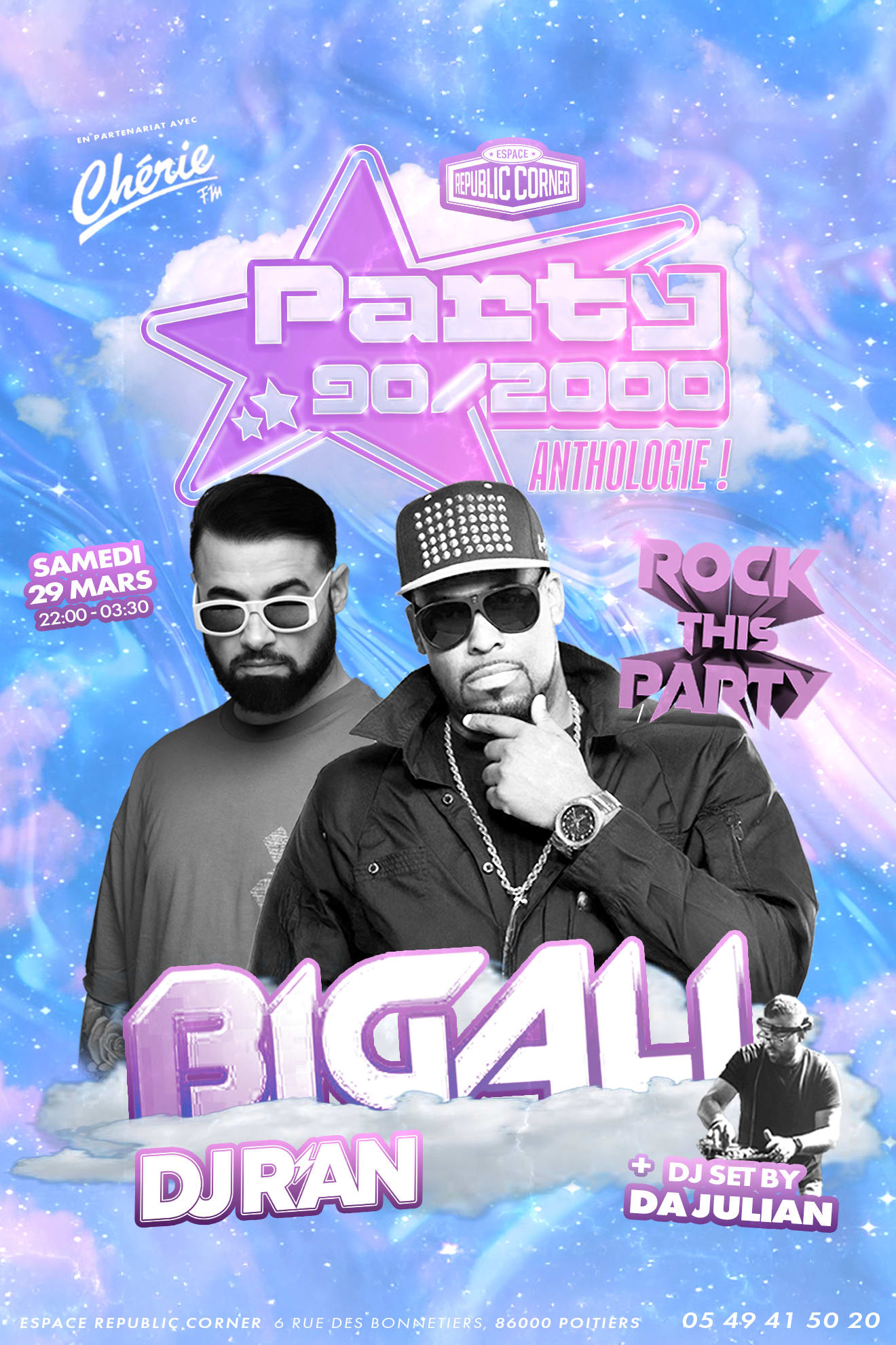 Big Ali & Dj Ran - Party 90/2000 #7 Au Republic Corner