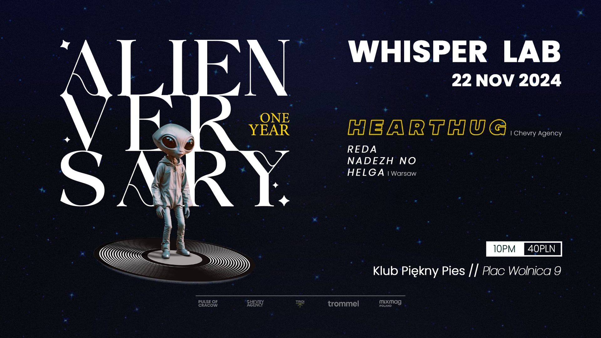 Whisper Lab: 1st Alienversary