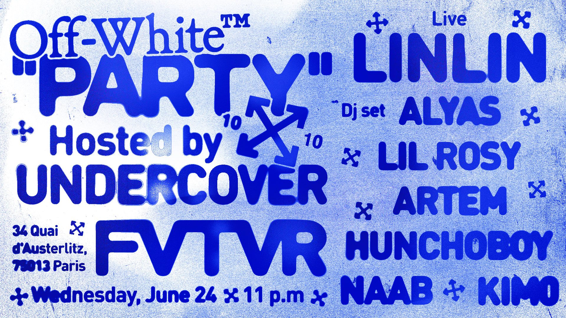 Off White + Undercover - Paris Fashion Week "Free Party"