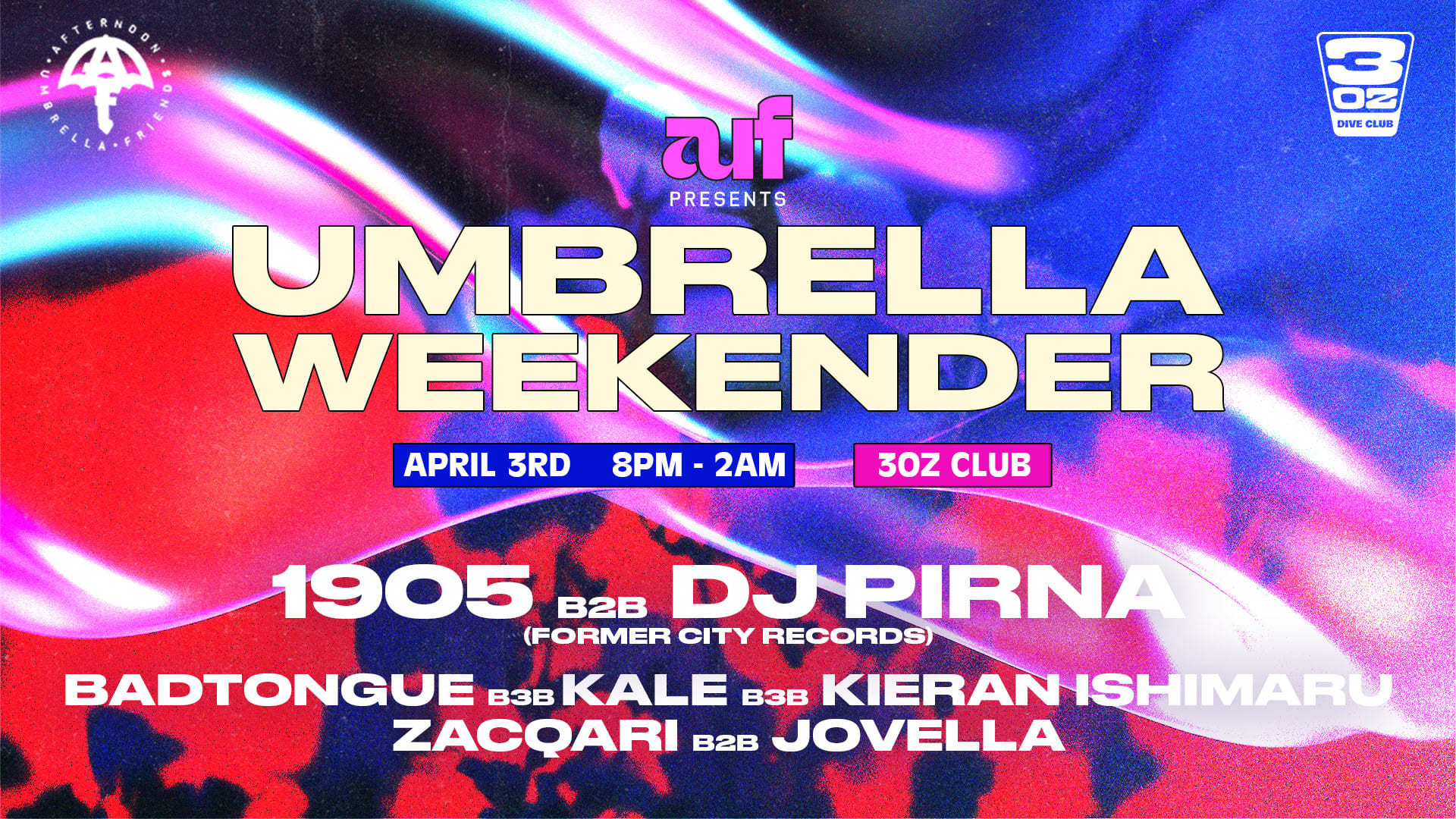 Umbrella Weekender X Former City Records