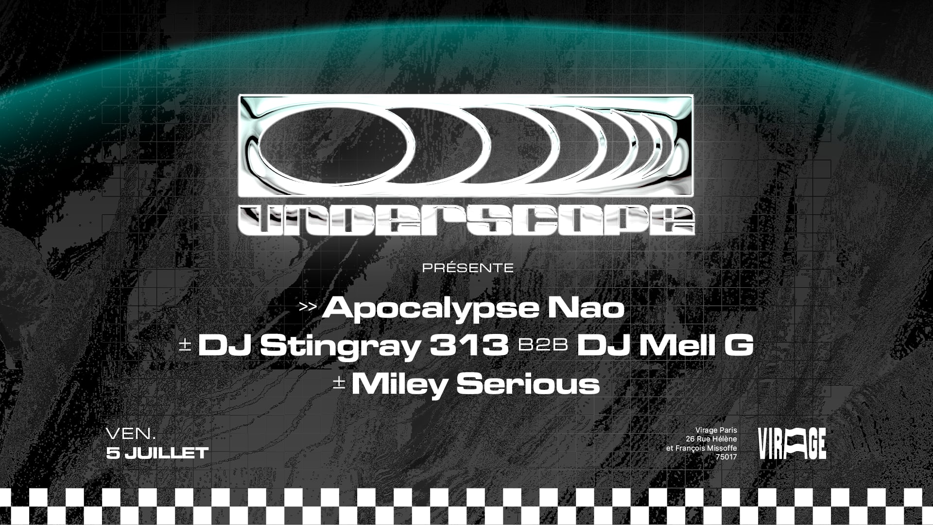 Underscope : Dj Mell G B2b Dj Stingray 313, Miley Serious
