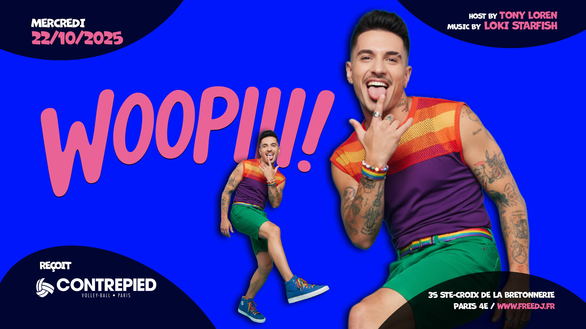 Woopiii Reçoit Contrepied