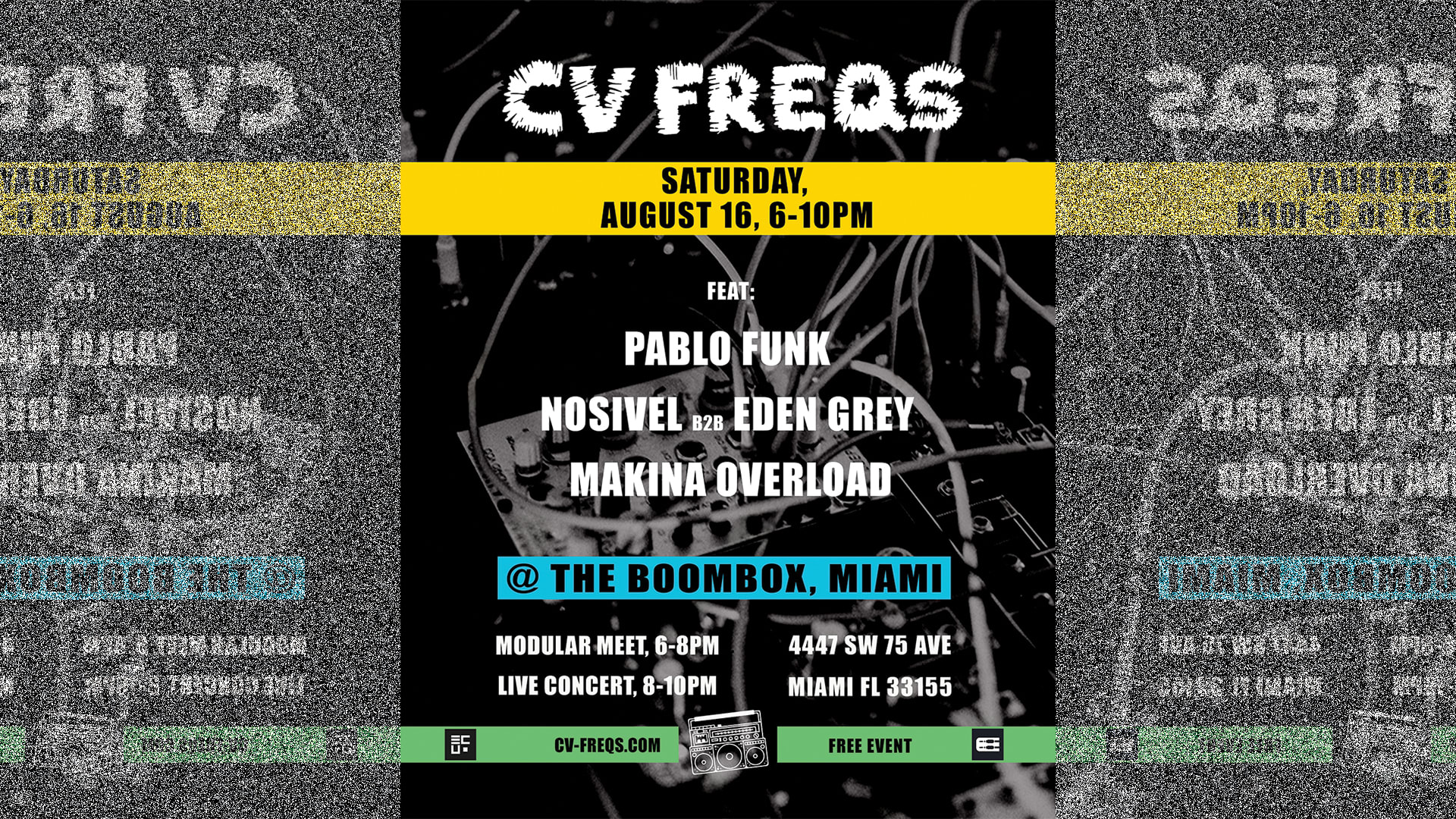 CV Freqs Synthetizer Meet And Concert